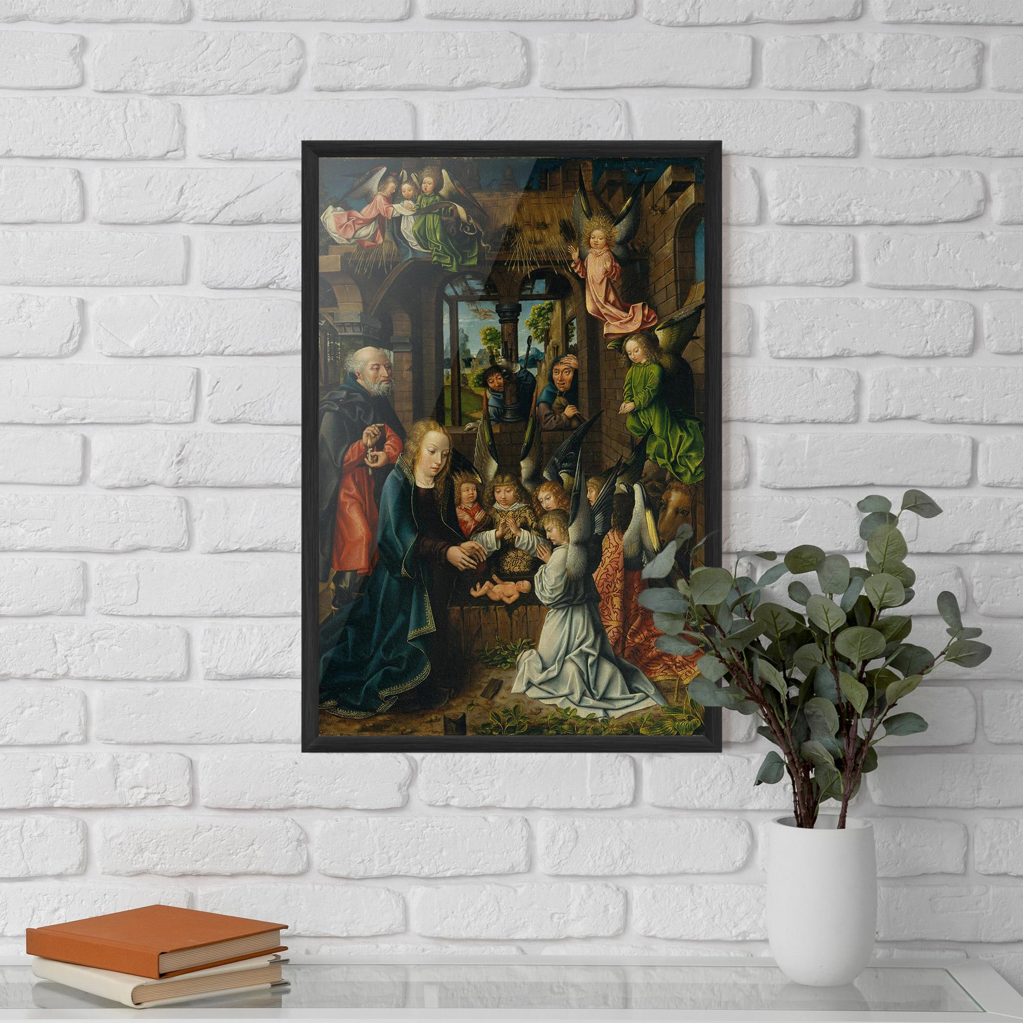 Рамкиран постер Small Angels Praying mockup 5