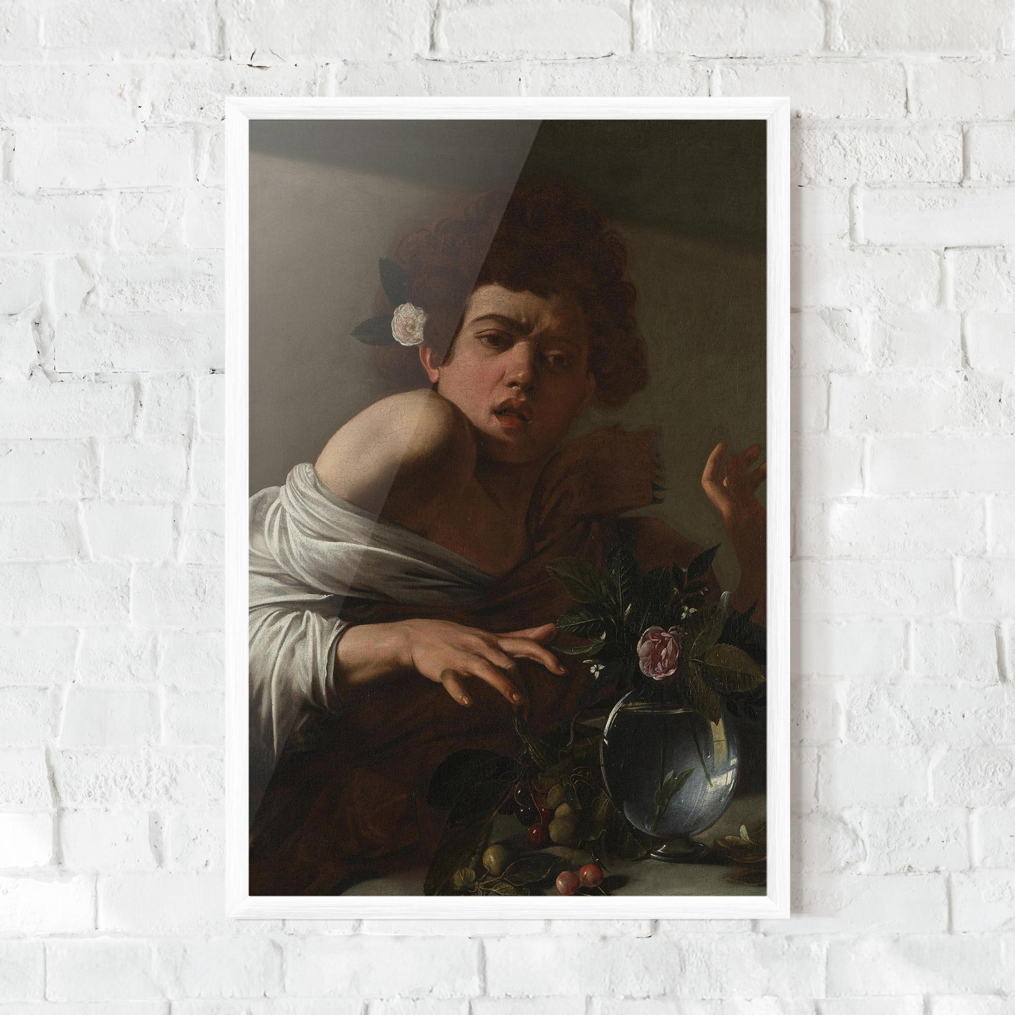 Рамкиран постер Boy Bitten By A Lizard mockup 0