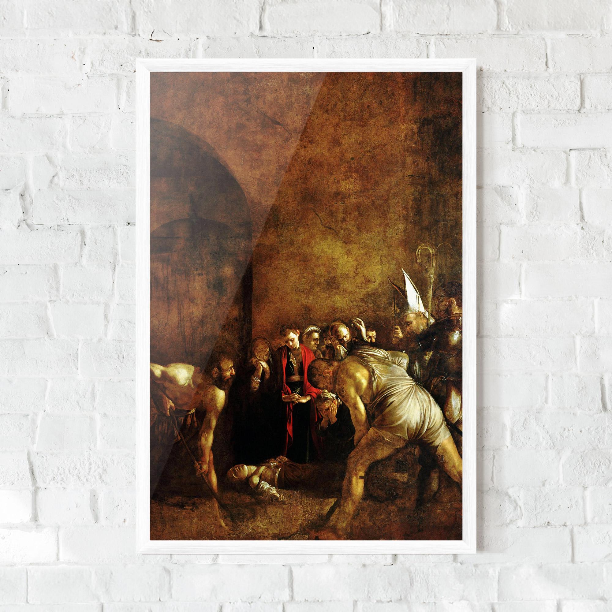 Рамкиран постер Burial Of Saint Lucy mockup 0