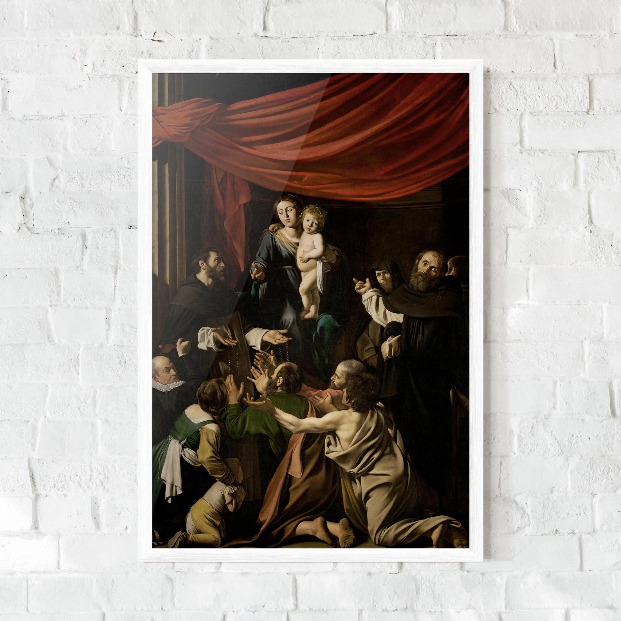 Рамкиран постер Madonna Of The Rosary mockup 0
