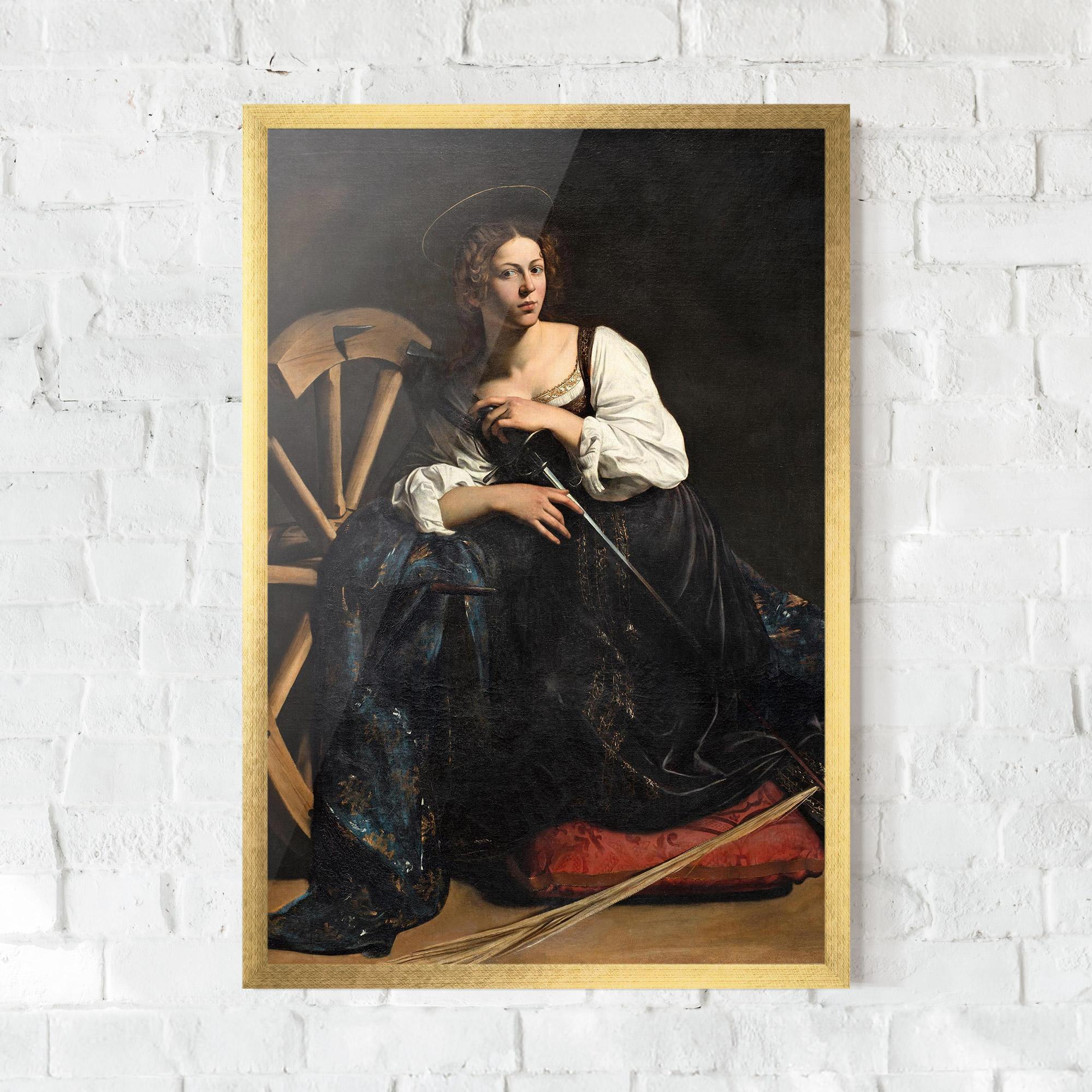 Рамкиран постер Saint Catherine Of Alexandria mockup 0