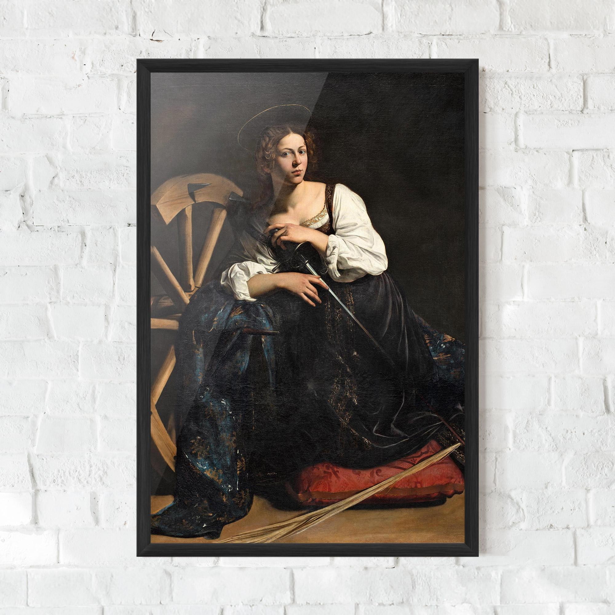 Рамкиран постер Saint Catherine Of Alexandria mockup 0