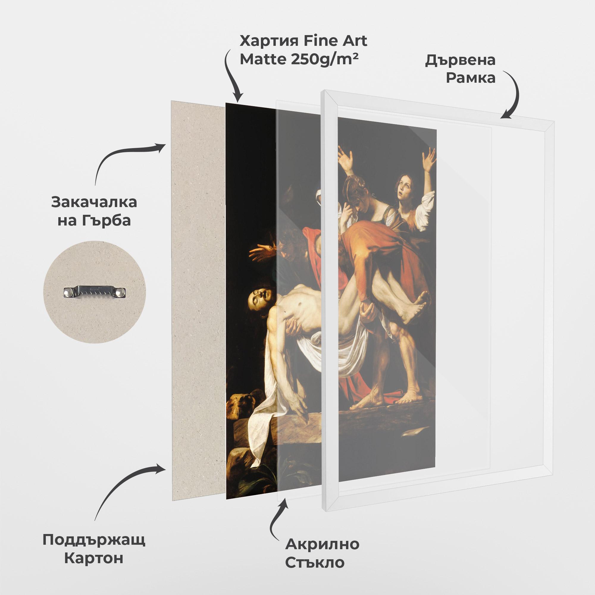 Рамкиран постер The Entombment Of Christ mockup 1