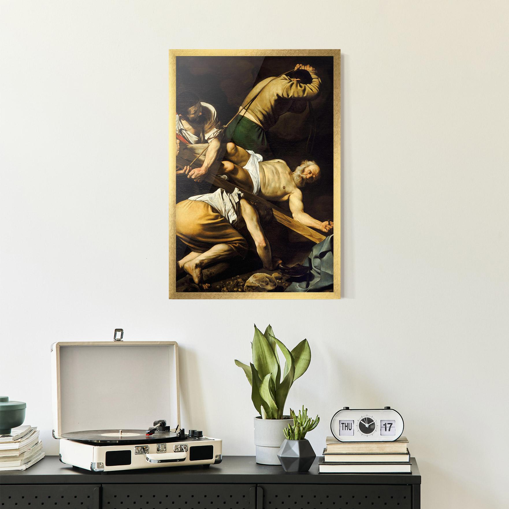 Рамкиран постер Crucifixion Of Saint Peter mockup 2