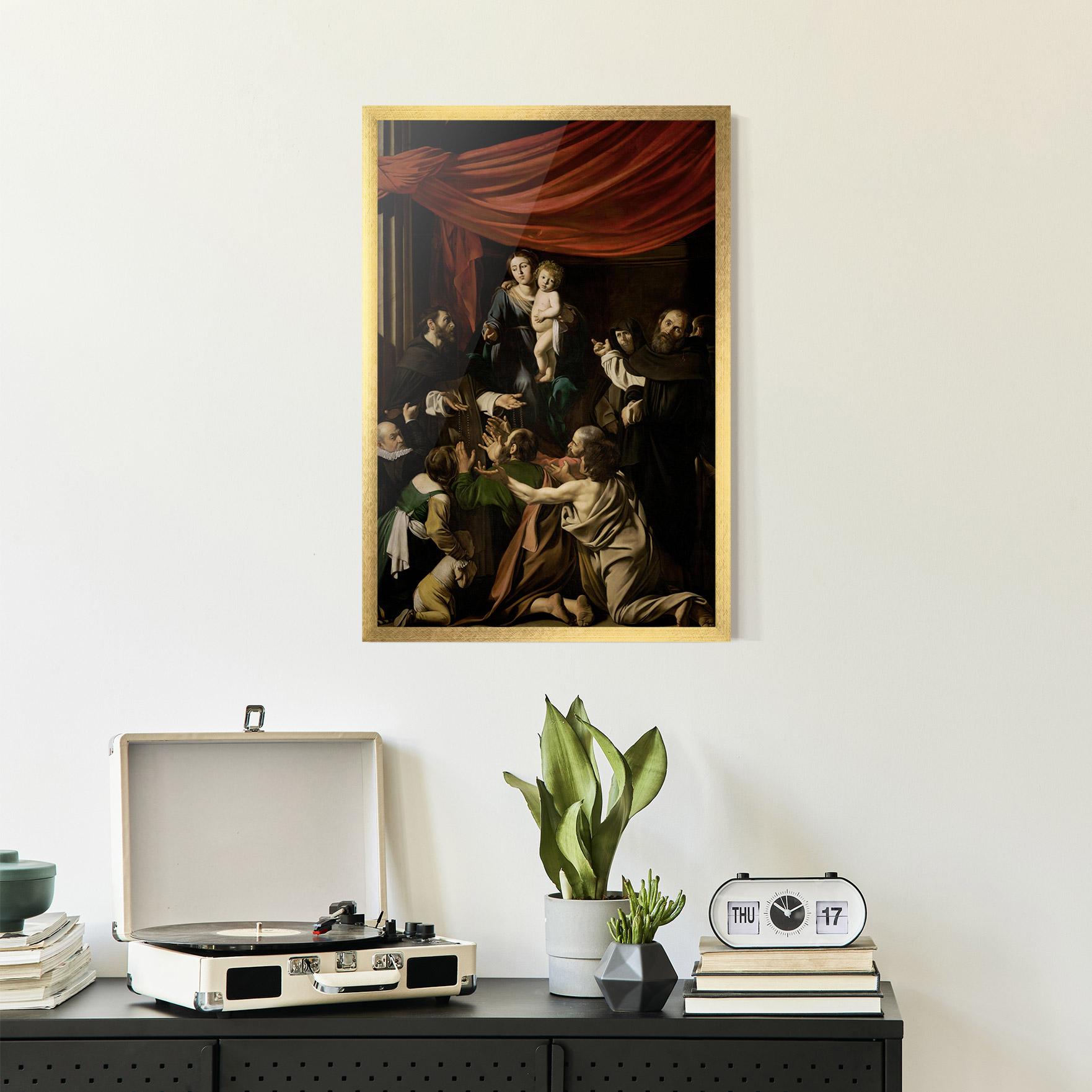 Рамкиран постер Madonna Of The Rosary mockup 2