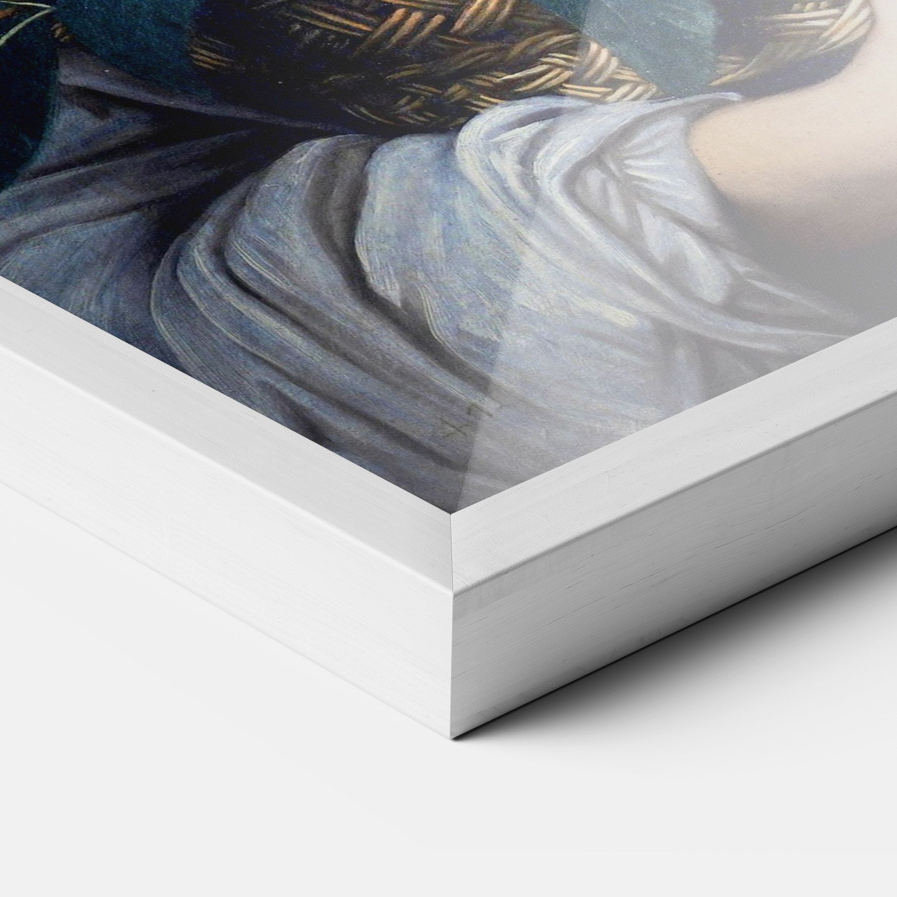 Boy With A Basket Of Fruit mockup 3