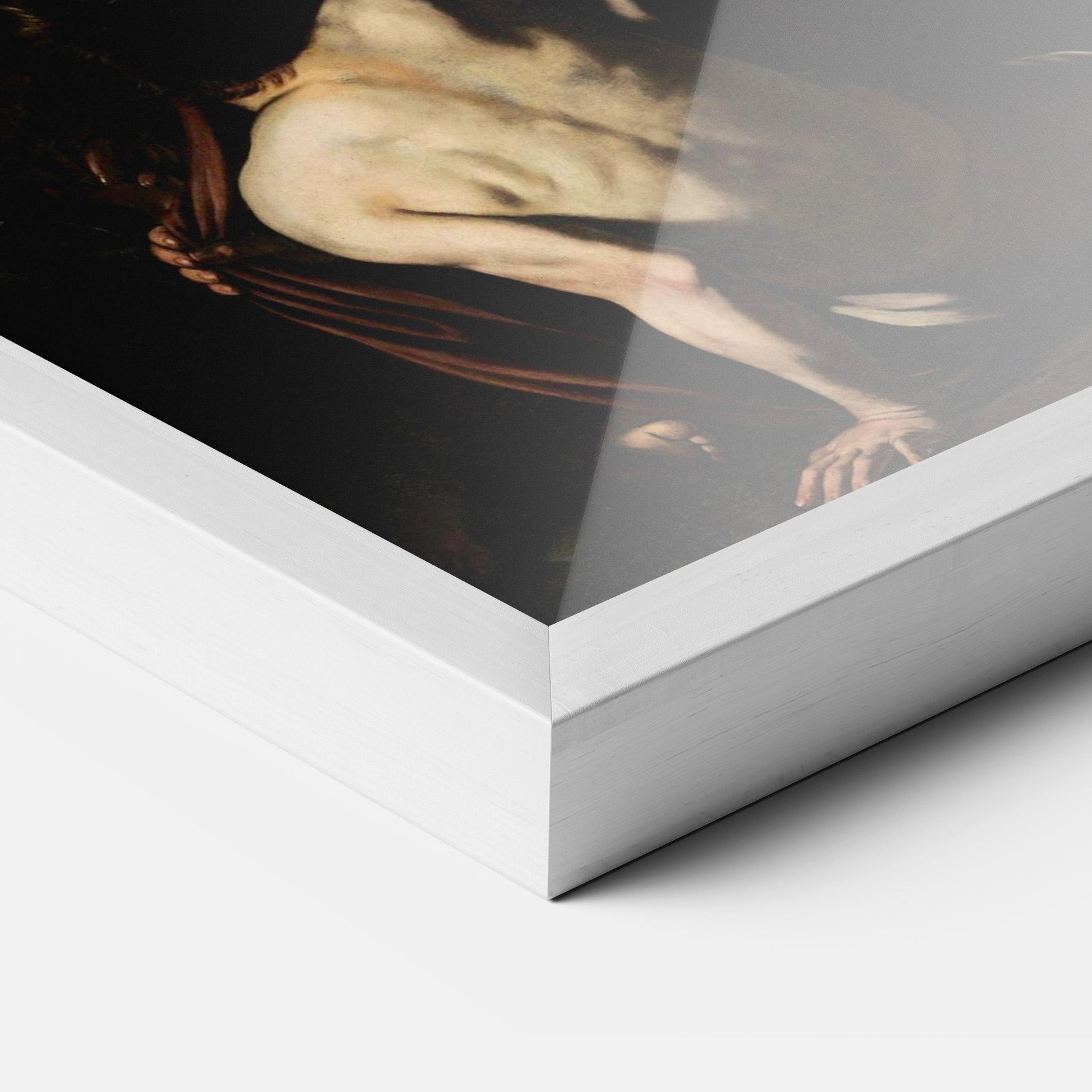 Рамкиран постер Sette Opere Di Misericordia mockup 3