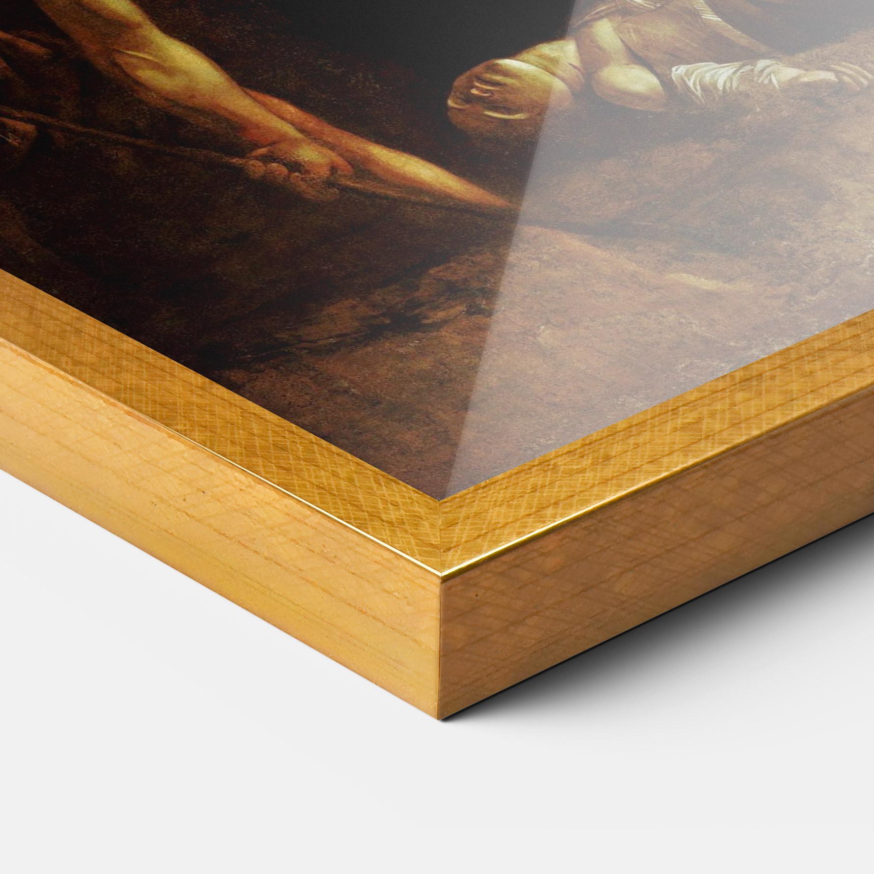 Рамкиран постер Burial Of Saint Lucy mockup 3