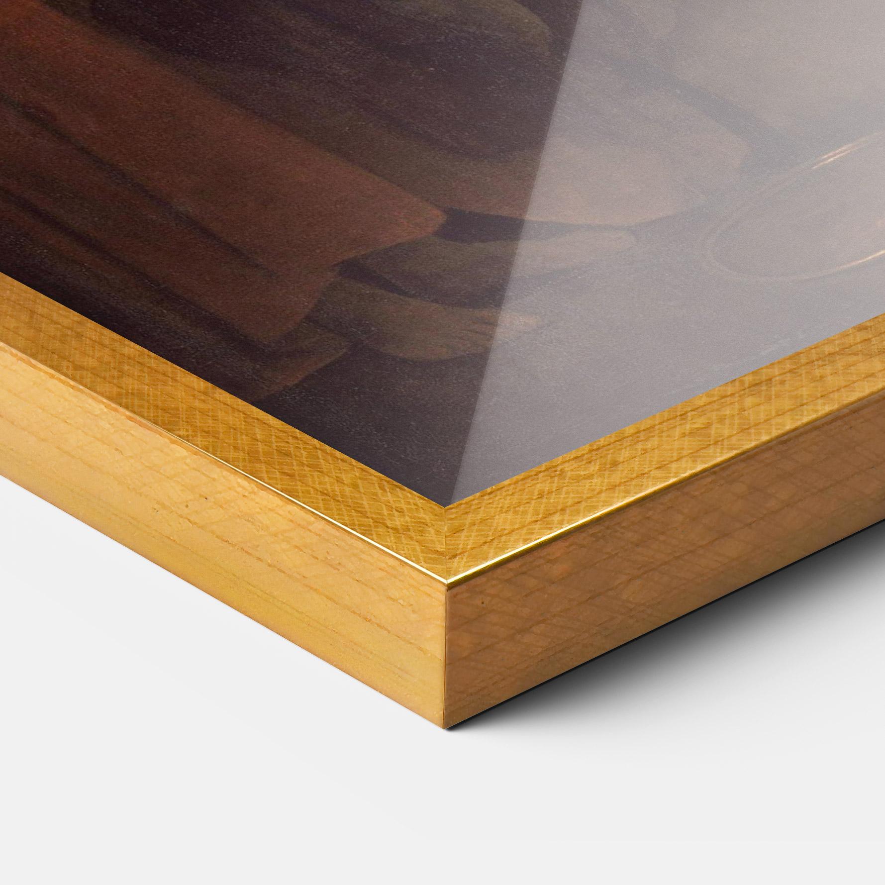 Рамкиран постер Death Of The Virgin mockup 3