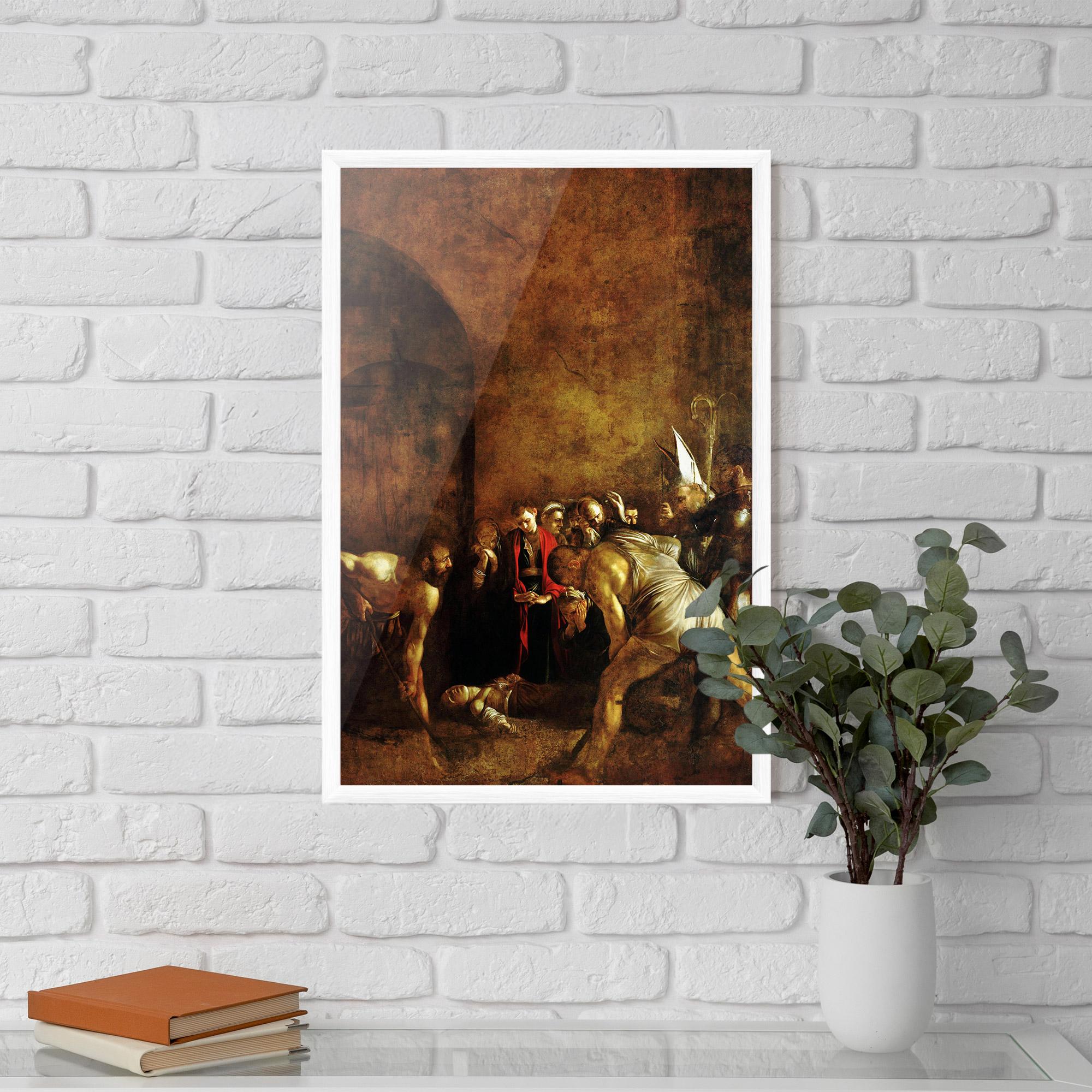 Рамкиран постер Burial Of Saint Lucy mockup 5