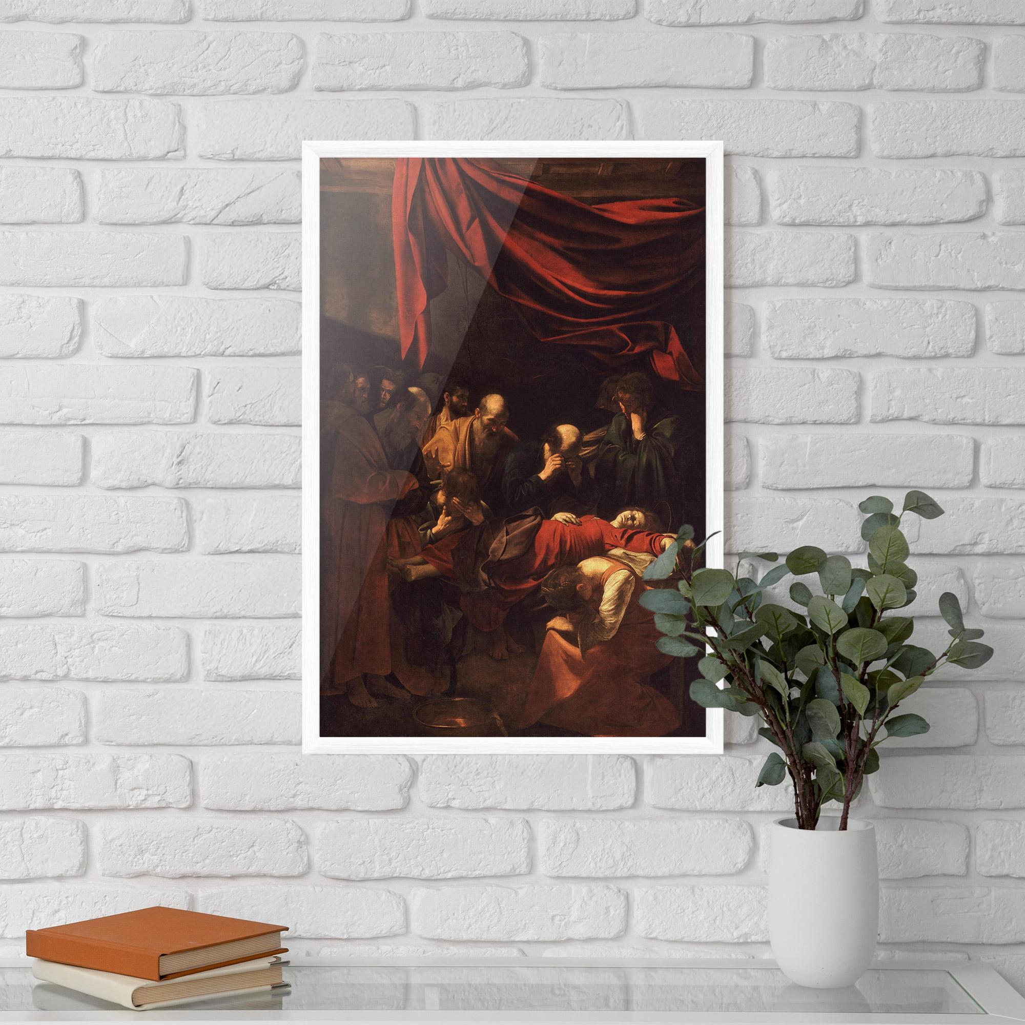 Рамкиран постер Death Of The Virgin mockup 5