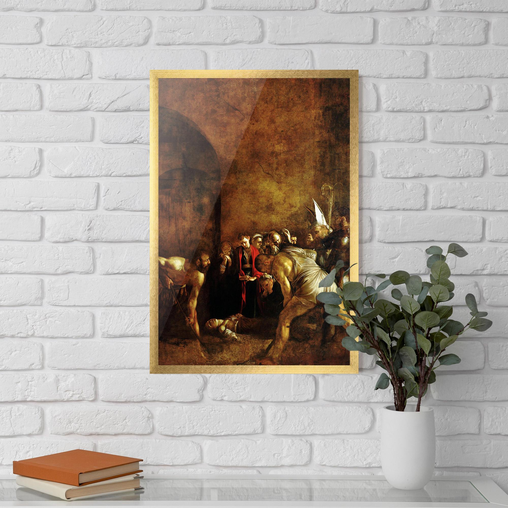 Рамкиран постер Burial Of Saint Lucy mockup 5