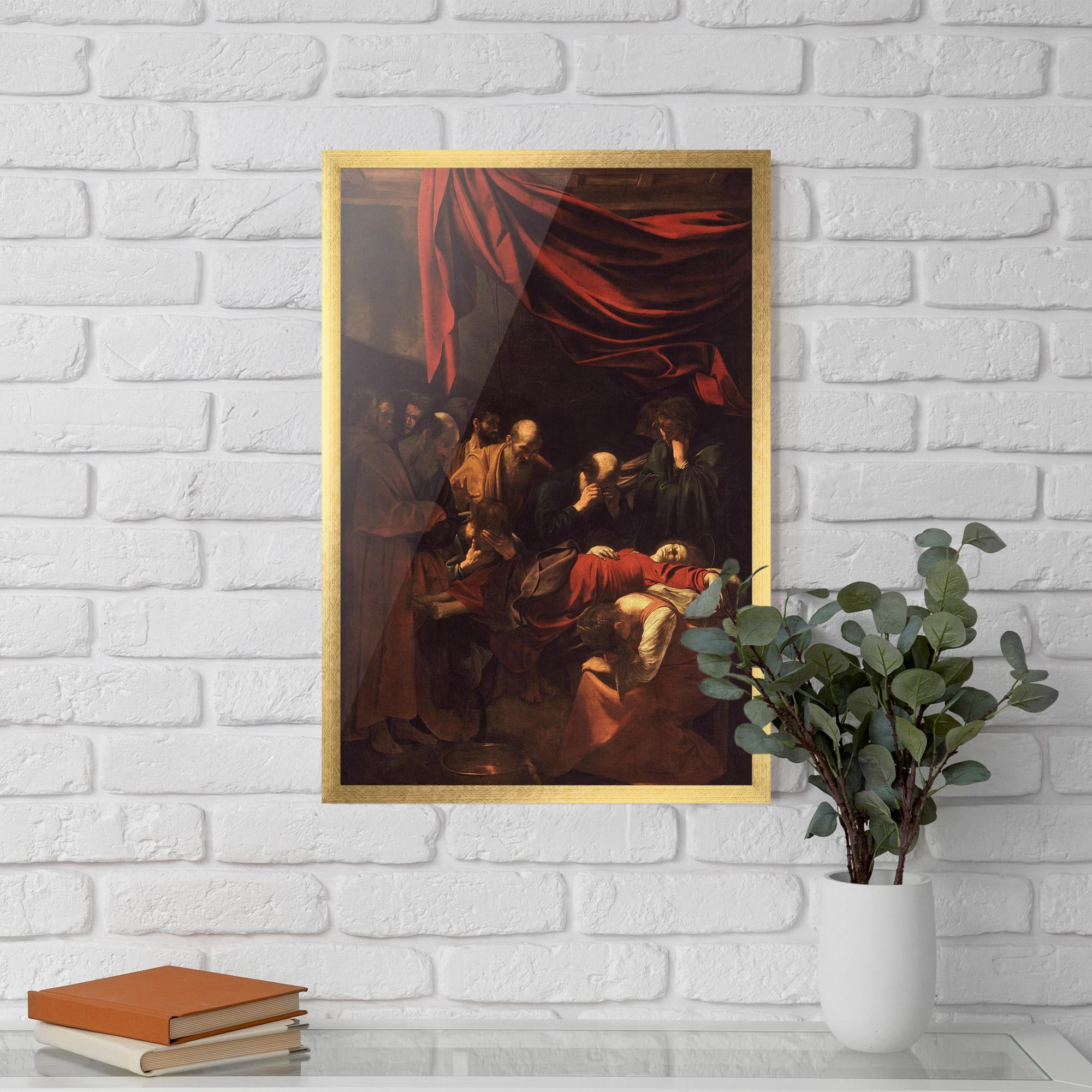 Рамкиран постер Death Of The Virgin mockup 5