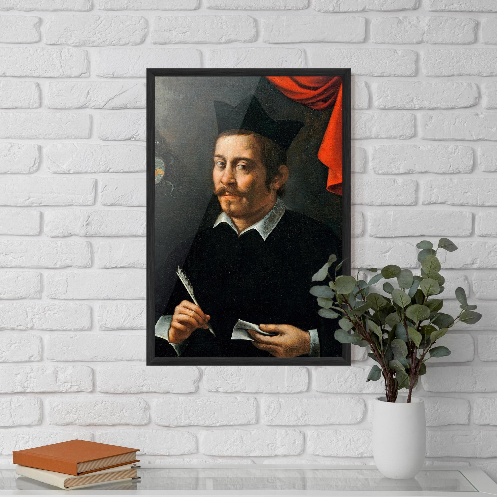 Рамкиран постер Portrait Of A Prelate mockup 5