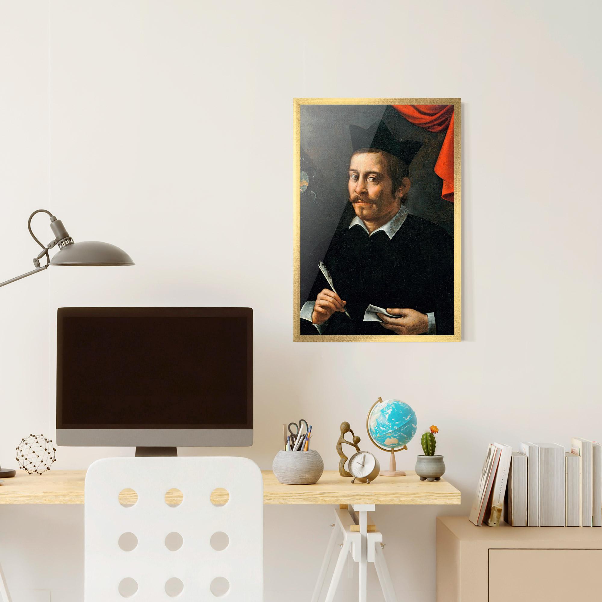 Рамкиран постер Portrait Of A Prelate mockup 6