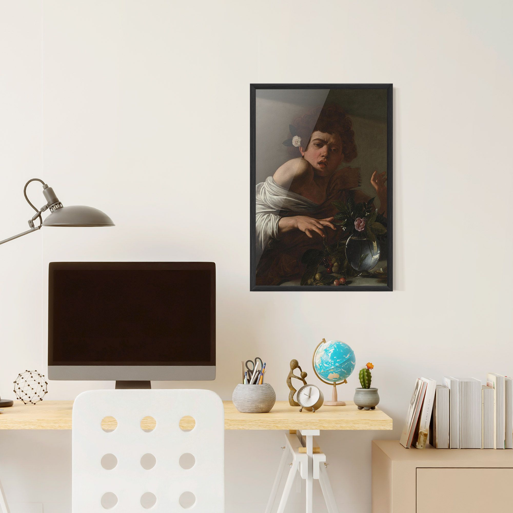 Boy Bitten By A Lizard mockup 6