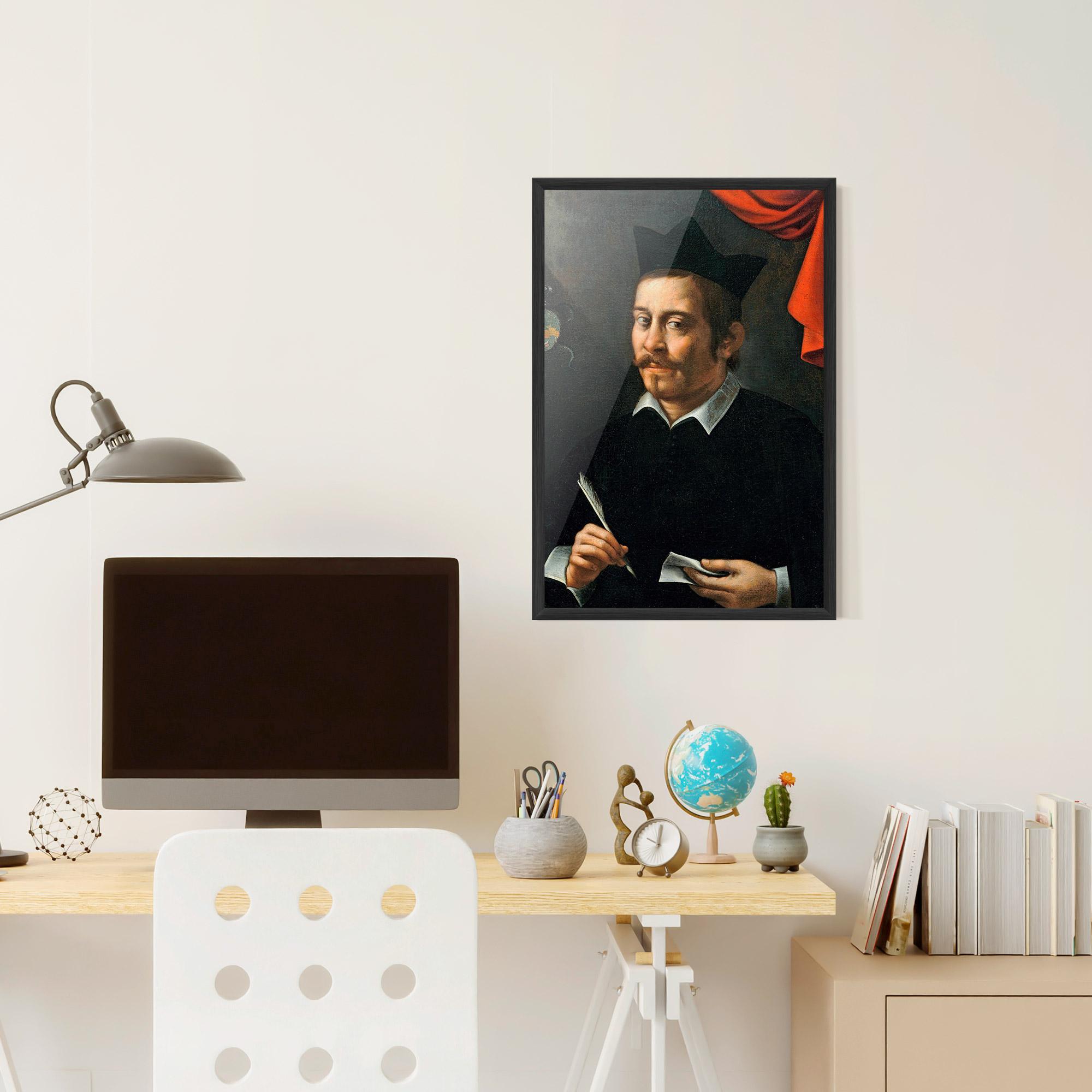 Рамкиран постер Portrait Of A Prelate mockup 6