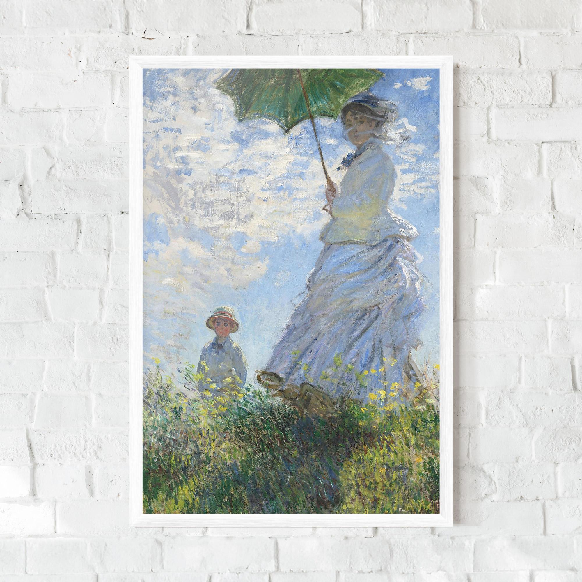 Рамкиран постер Parasol Painting mockup 0