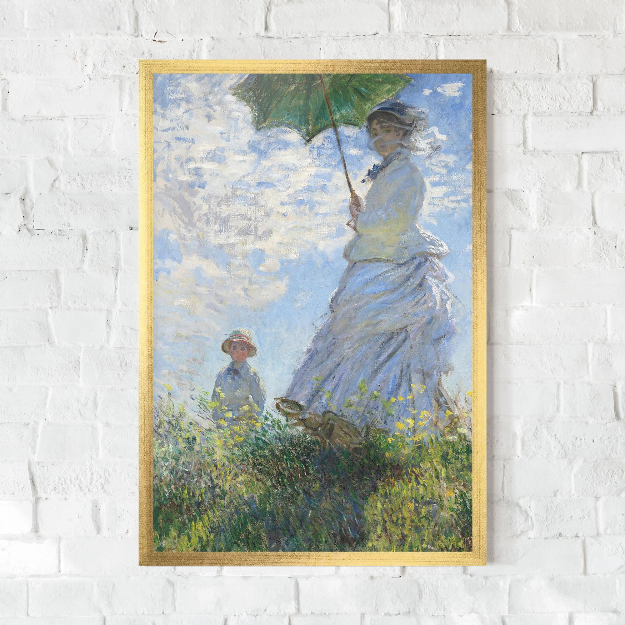 Рамкиран постер Parasol Painting mockup 0