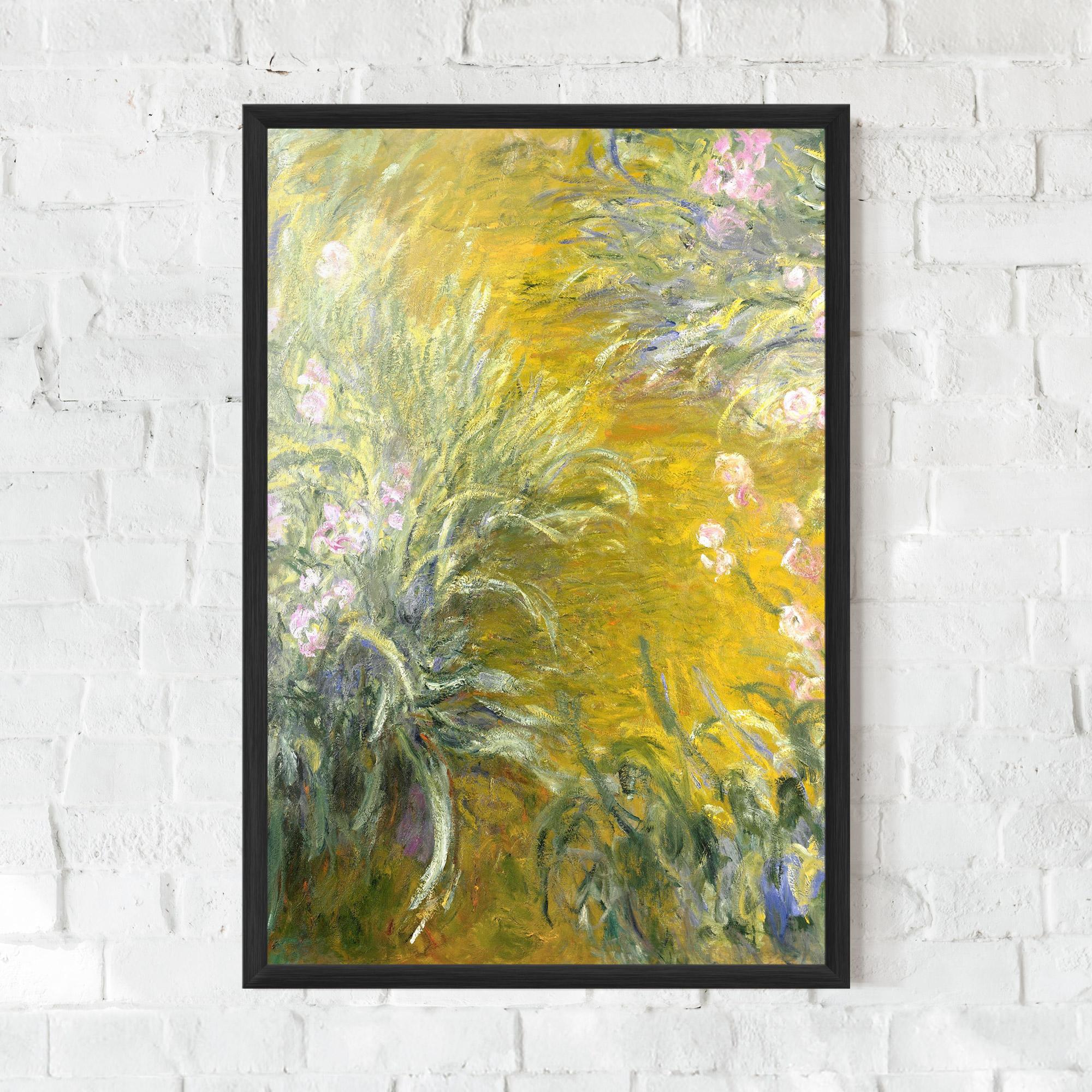 Рамкиран постер Path Through The Irises mockup 0