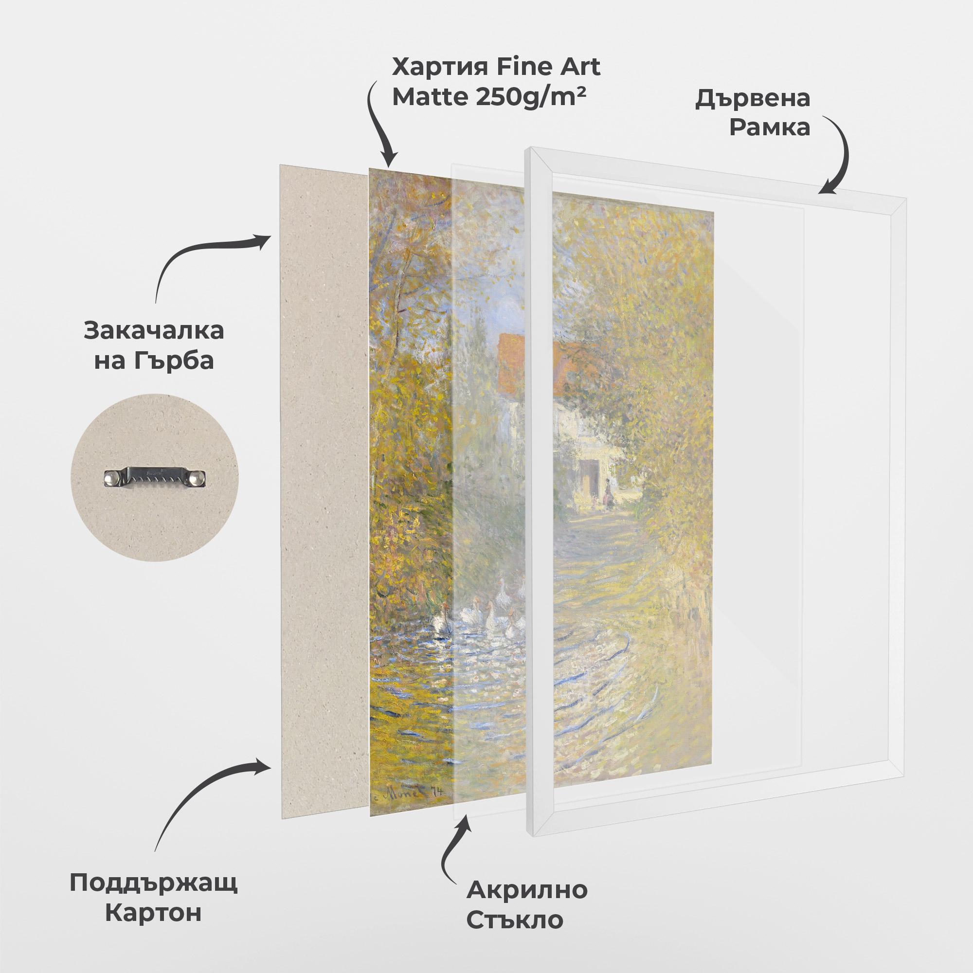 Рамкиран постер The Geese mockup 1