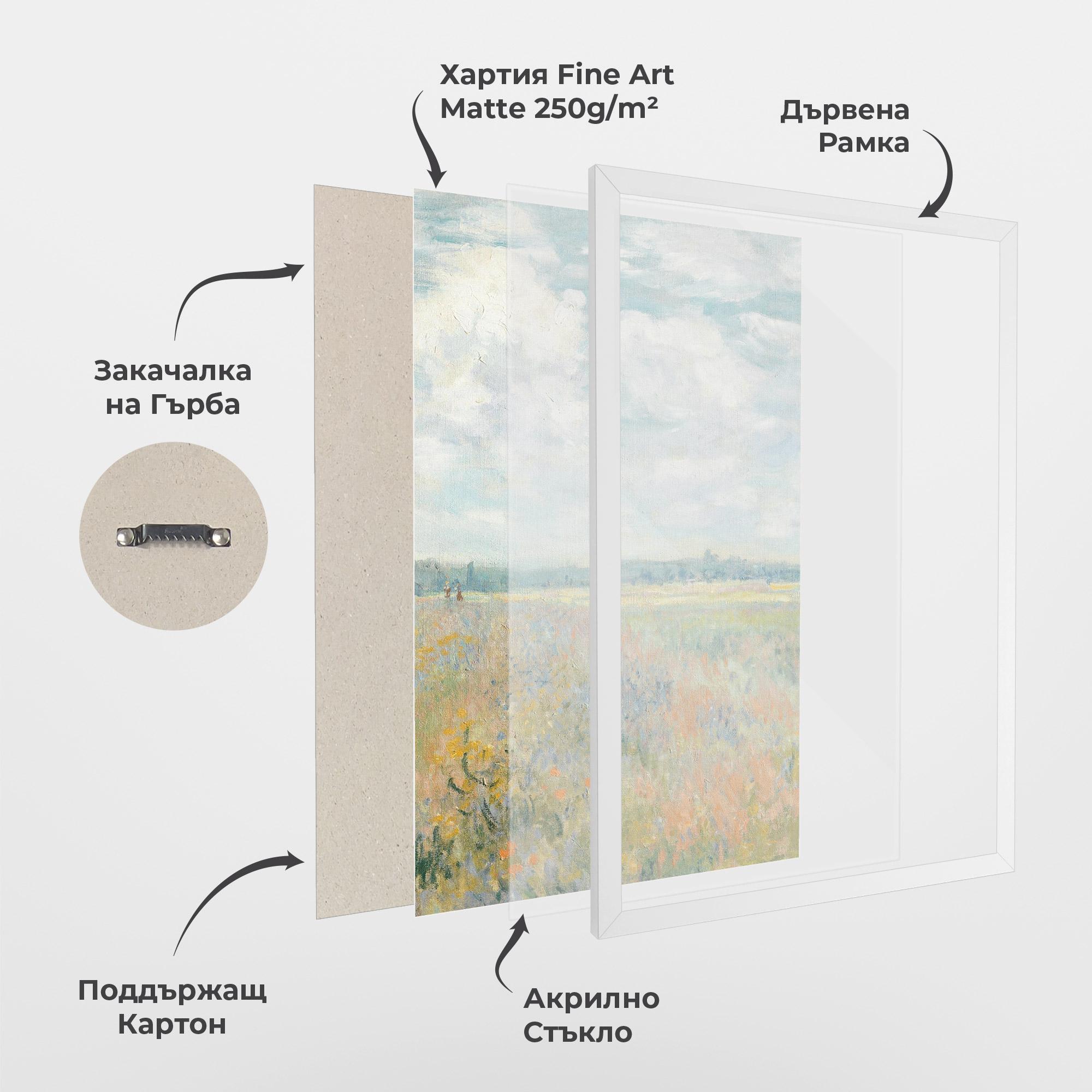 Рамкиран постер Vintage Artwork mockup 1