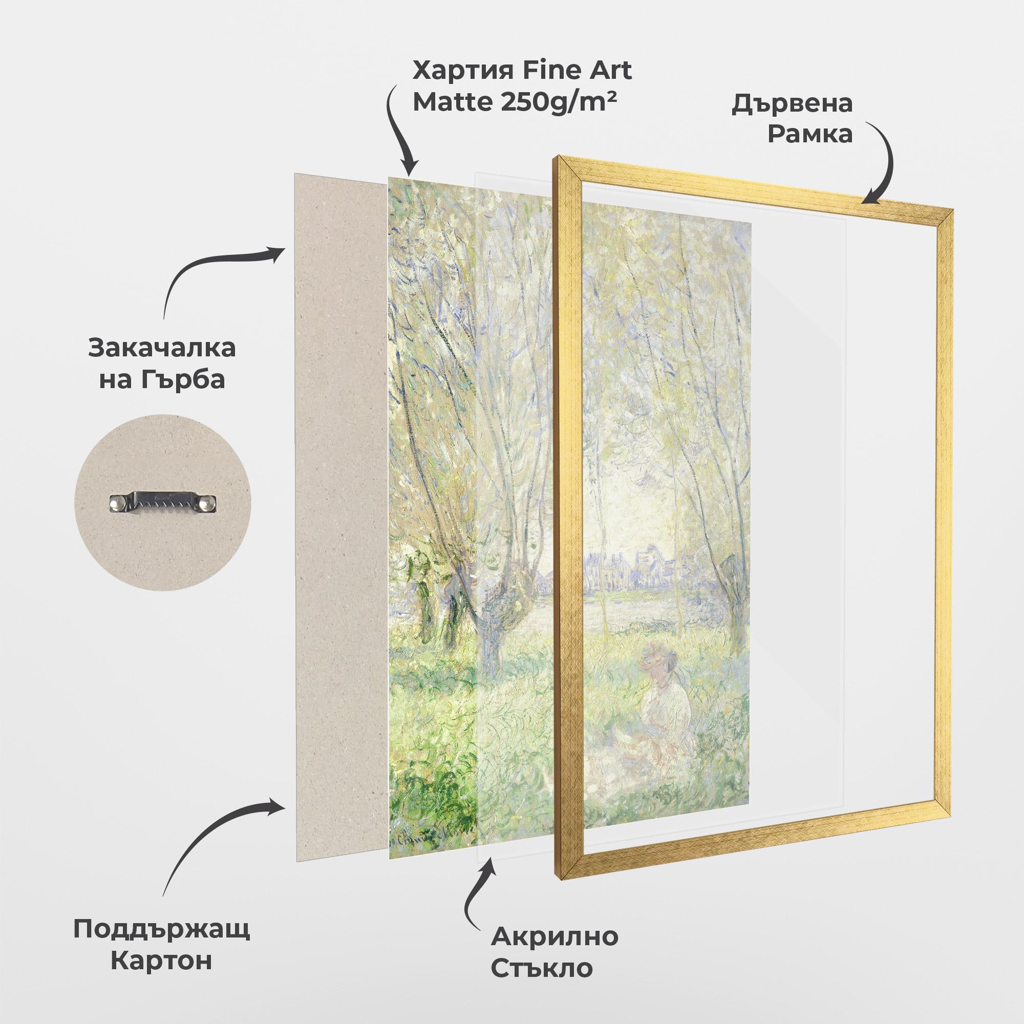 Рамкиран постер Under The Willows mockup 1