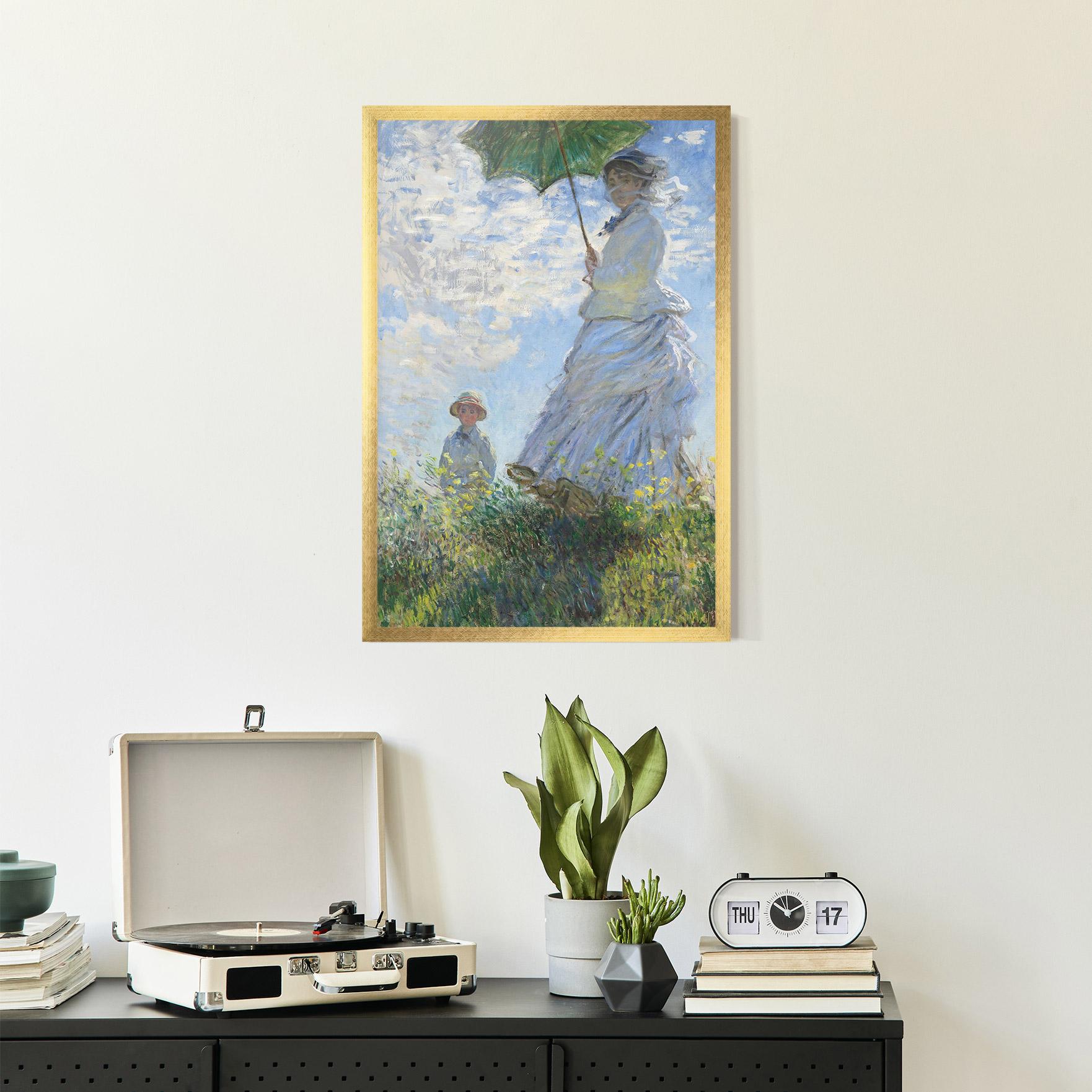 Рамкиран постер Parasol Painting mockup 2