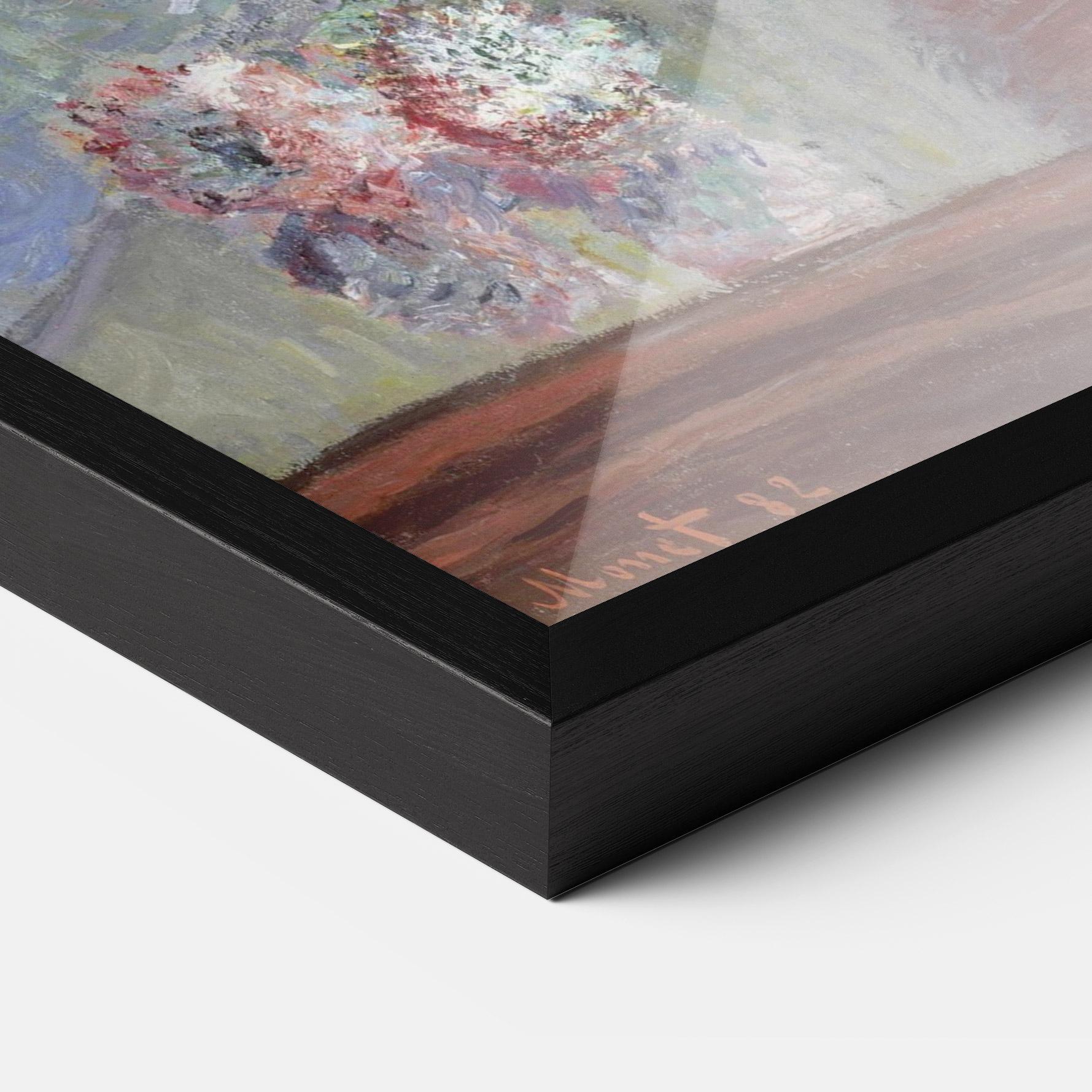 Рамкиран постер Chrysanthemums mockup 3