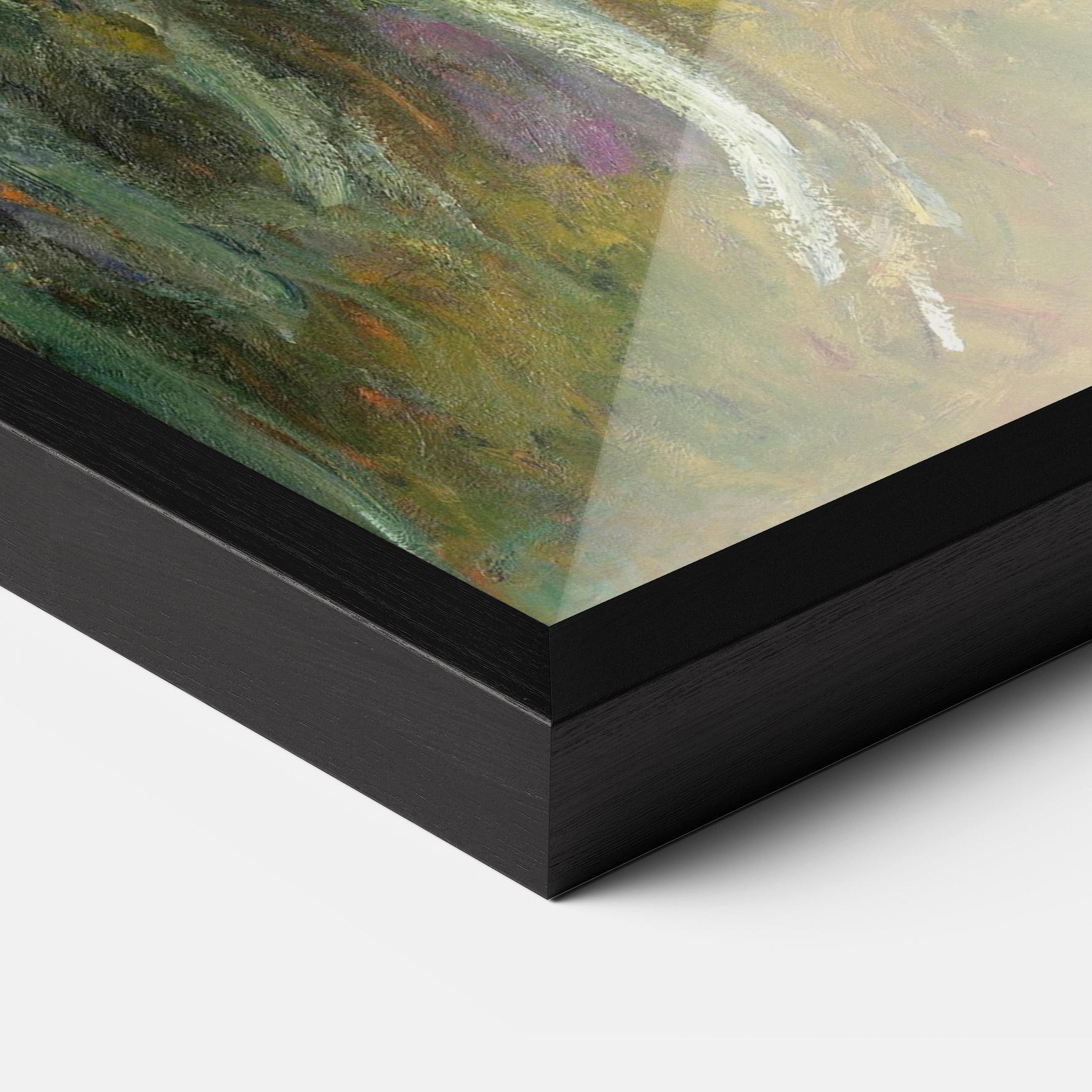 Рамкиран постер Path Through The Irises mockup 3