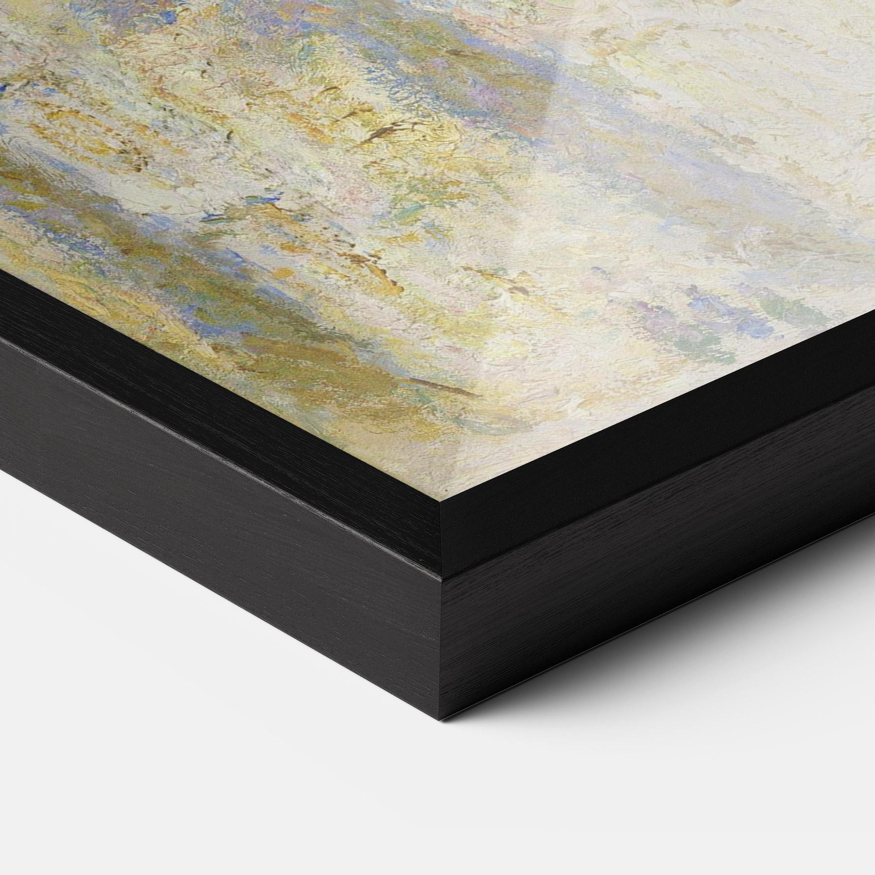 Рамкиран постер Rouen Cathedral mockup 3