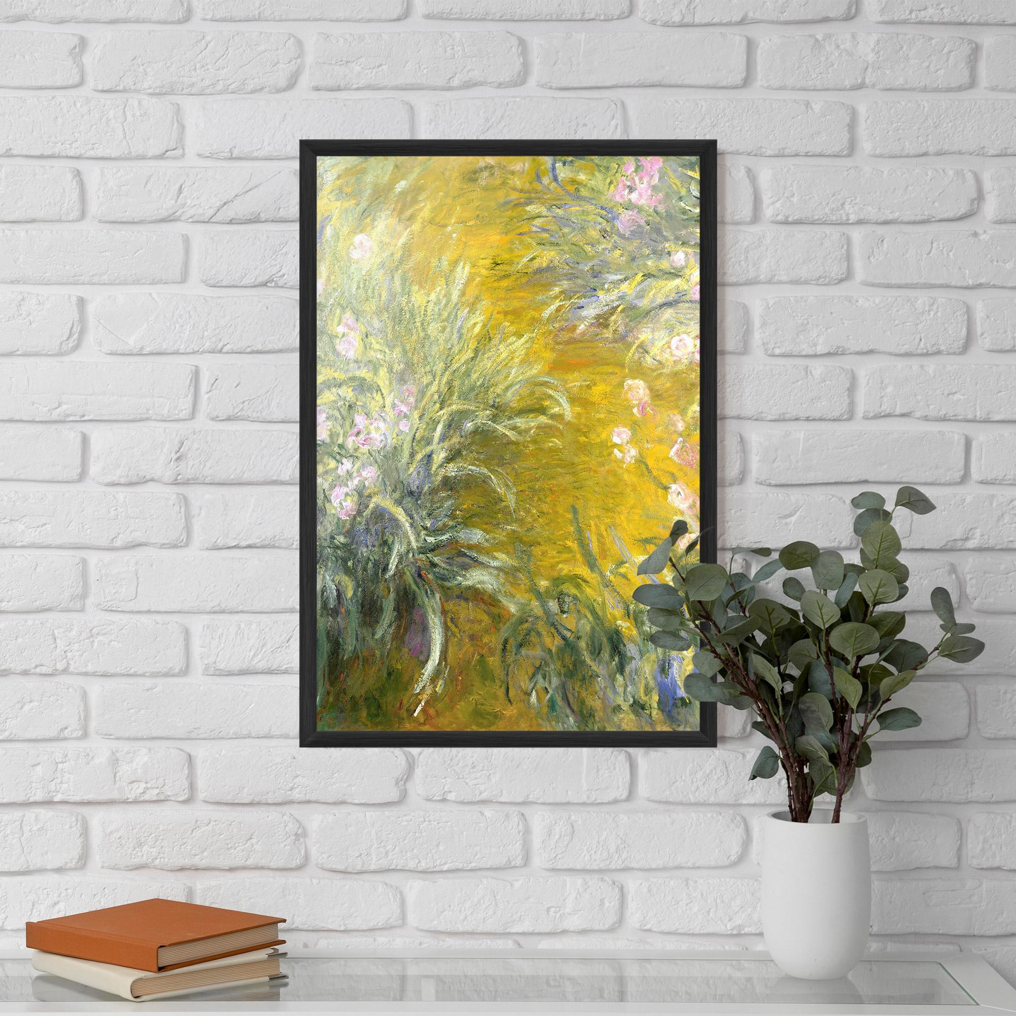 Рамкиран постер Path Through The Irises mockup 5