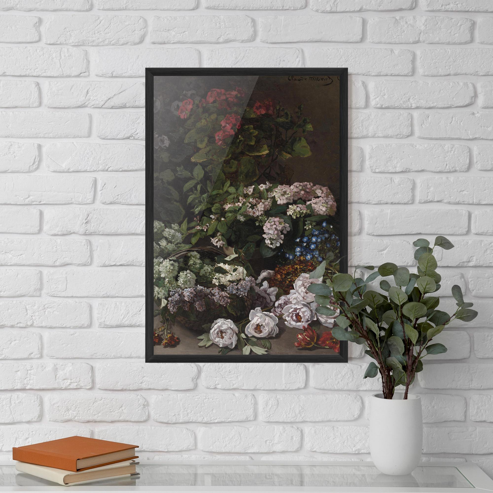 Рамкиран постер Spring Flowers Monet mockup 5