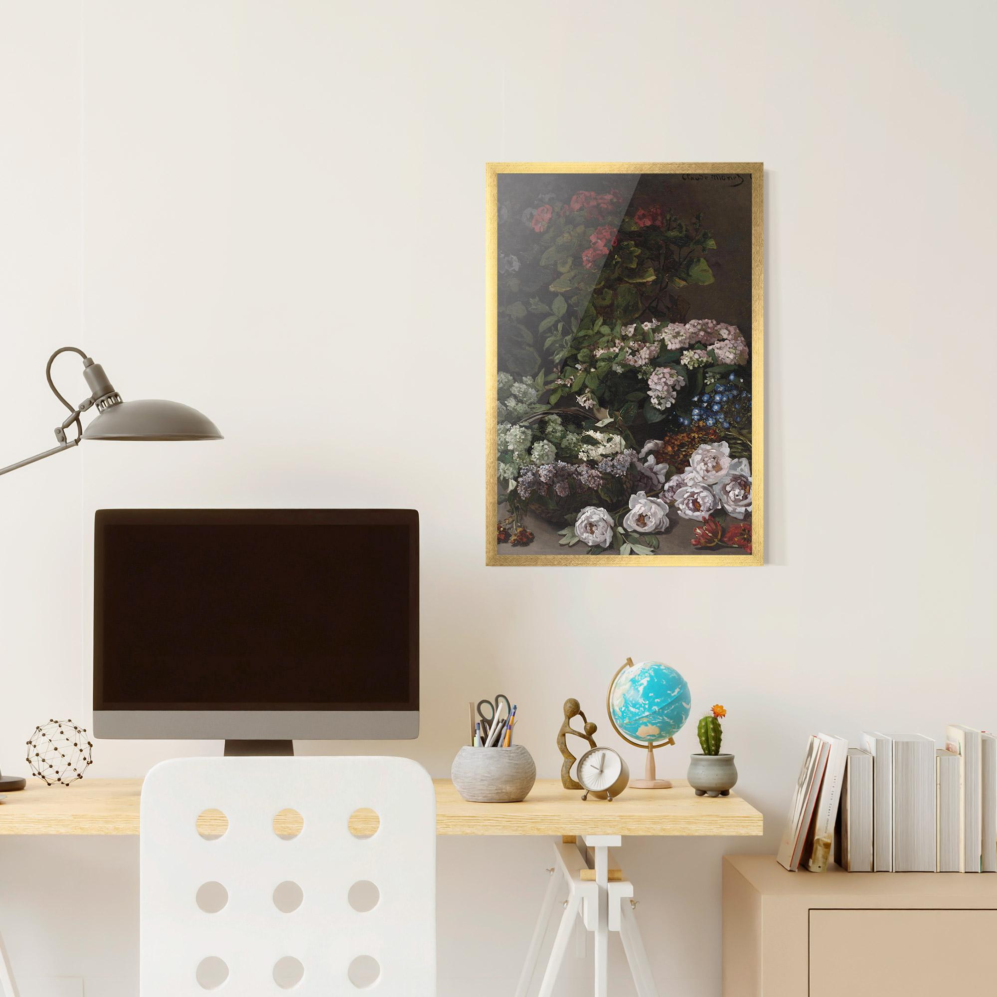 Рамкиран постер Spring Flowers Monet mockup 6