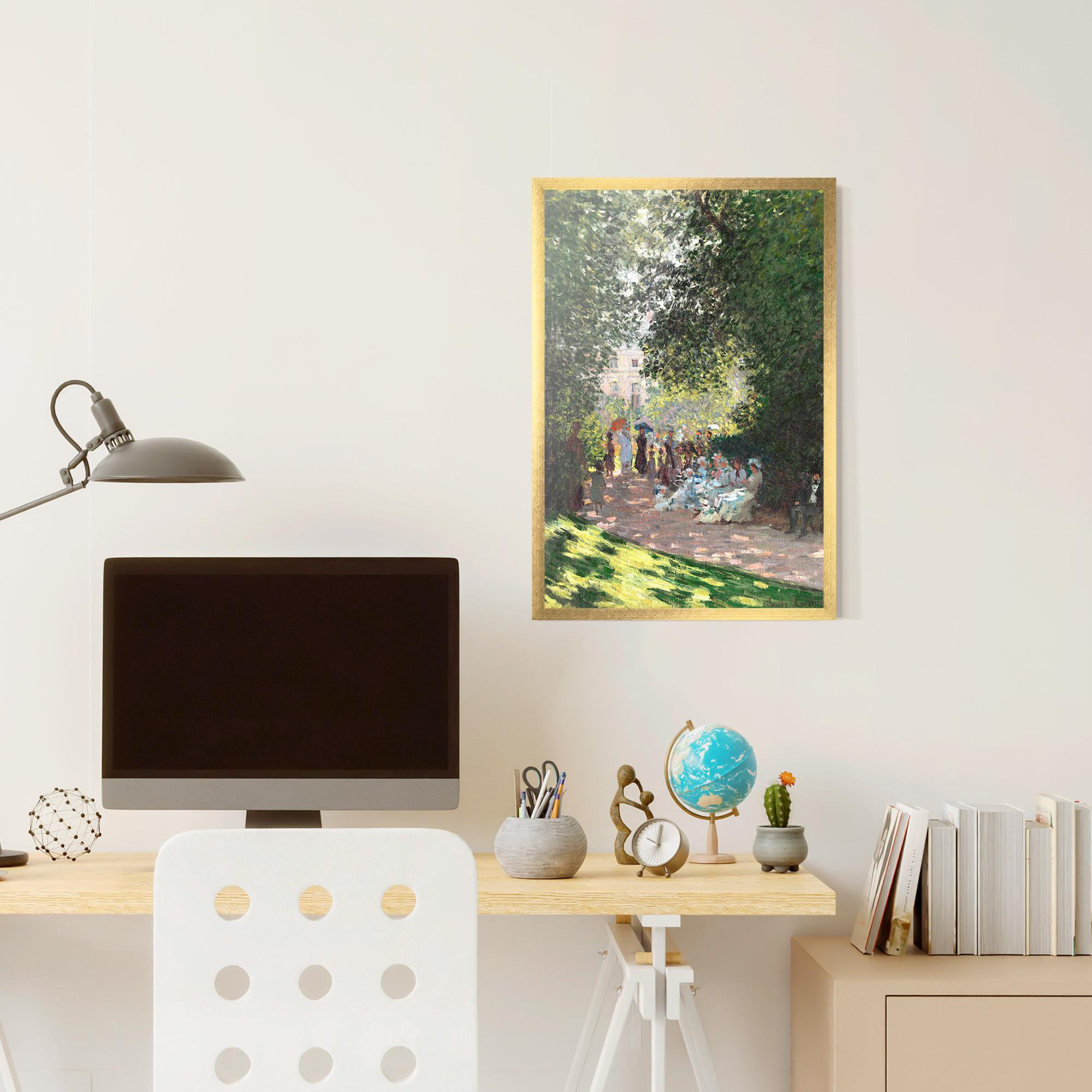 Рамкиран постер The Parc Monceau mockup 6