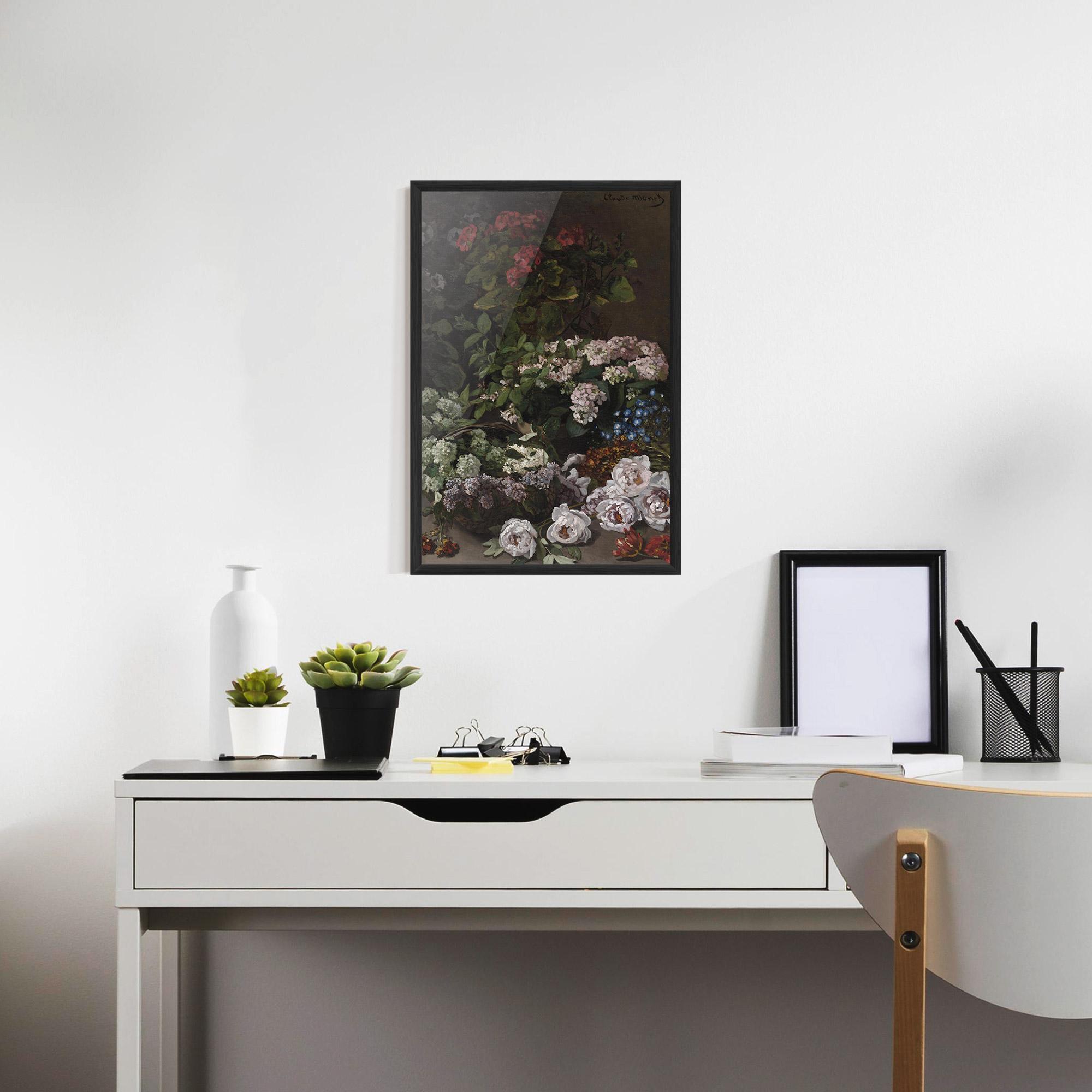 Рамкиран постер Spring Flowers Monet mockup 7