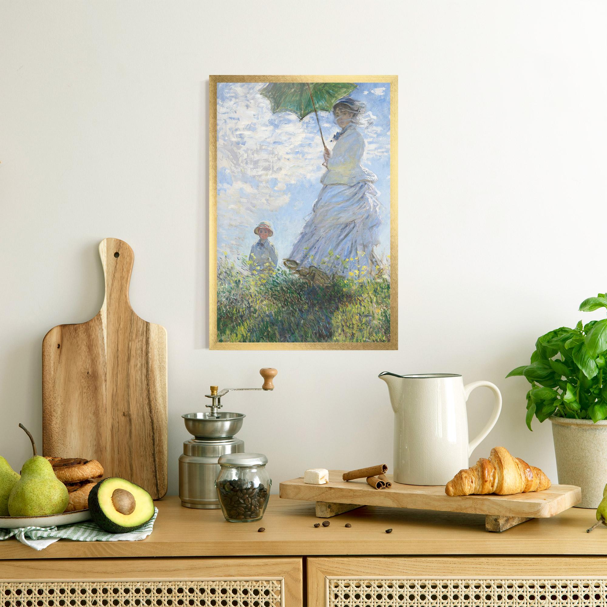 Рамкиран постер Parasol Painting mockup 8