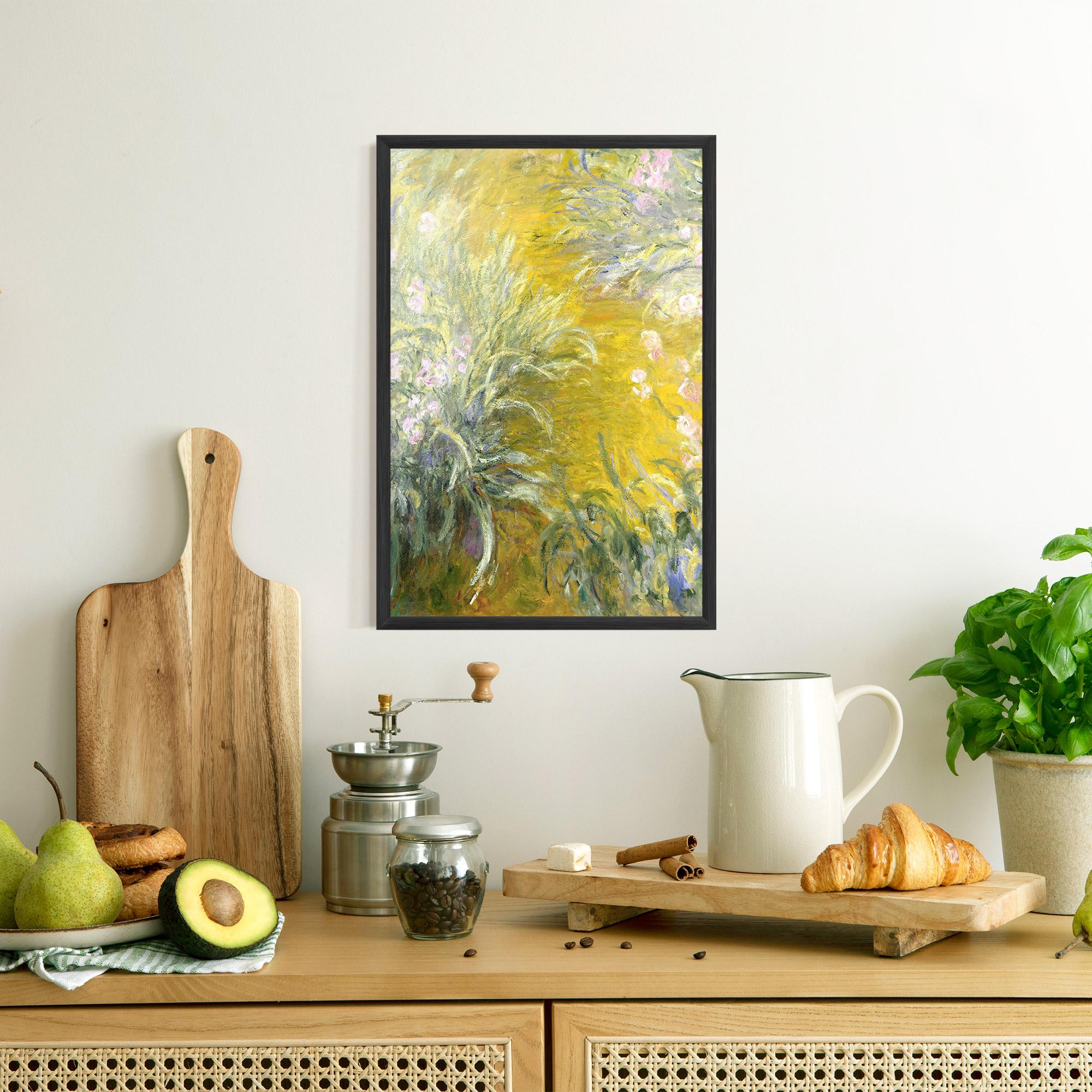 Рамкиран постер Path Through The Irises mockup 8