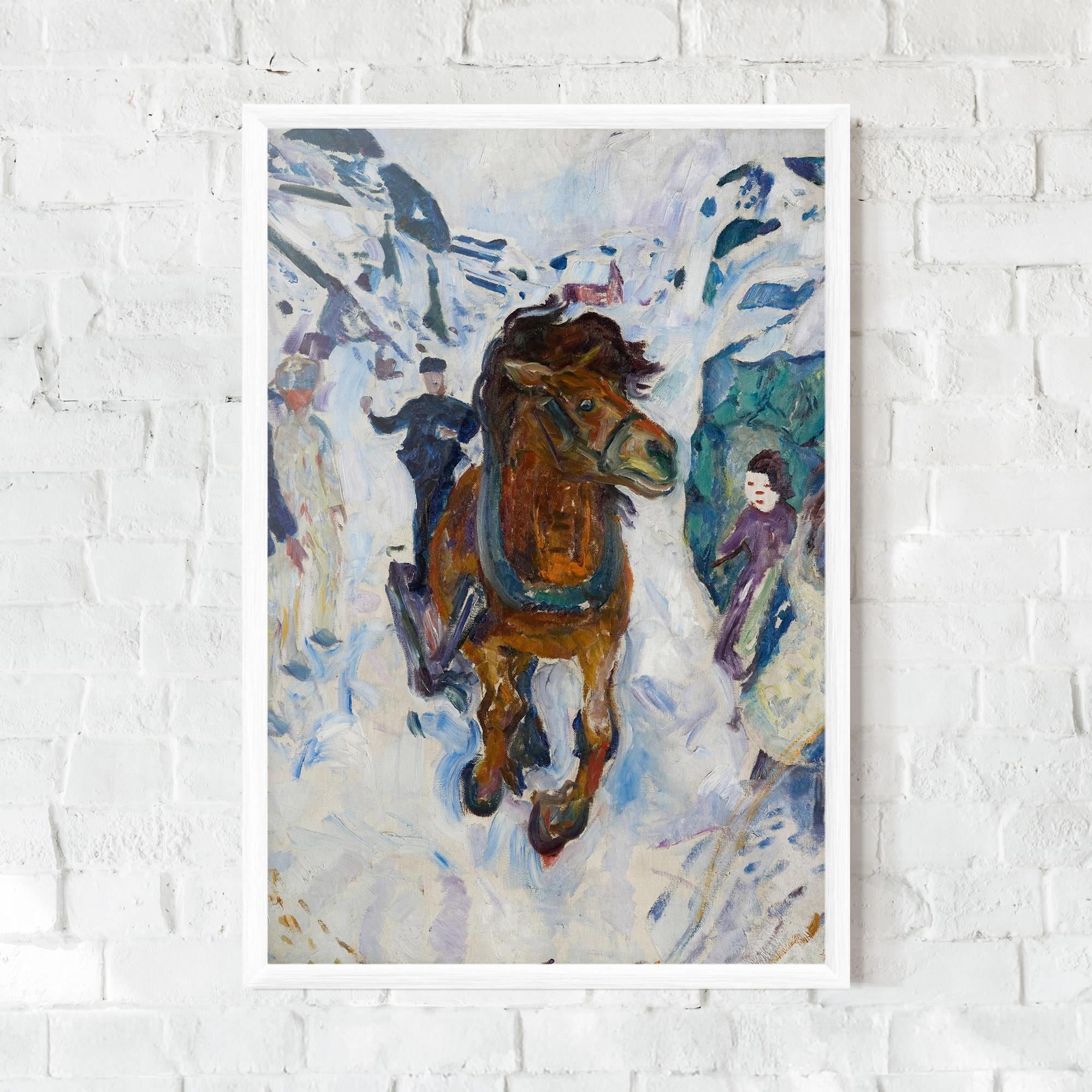 Рамкиран постер Galloping Horse mockup 0
