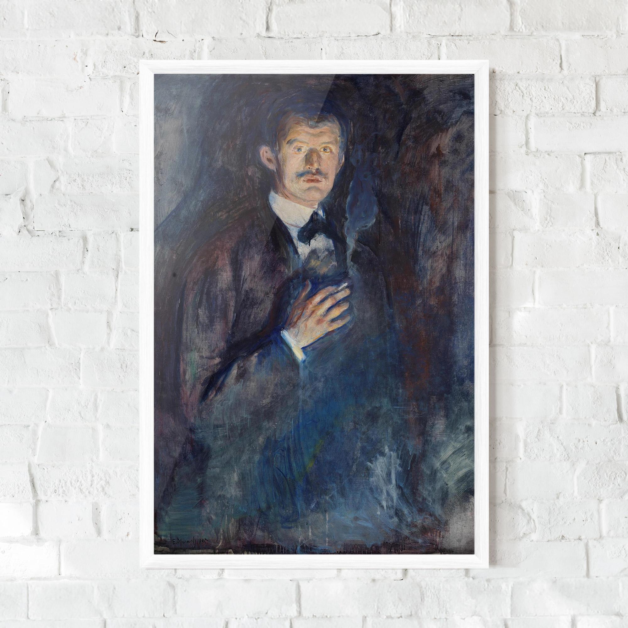 Рамкиран постер Self Burning Cigarette mockup 0