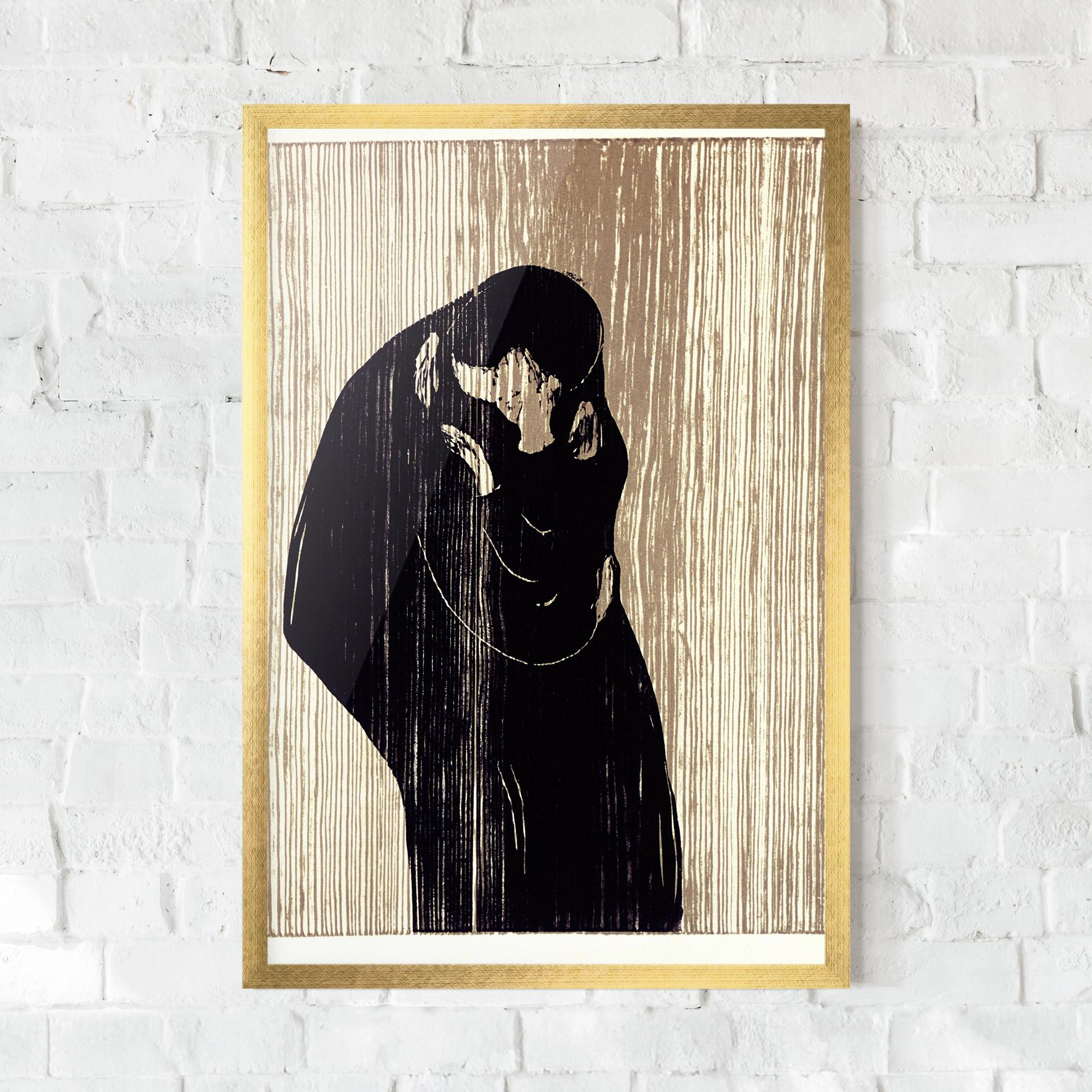 Рамкиран постер Kiss mockup 0