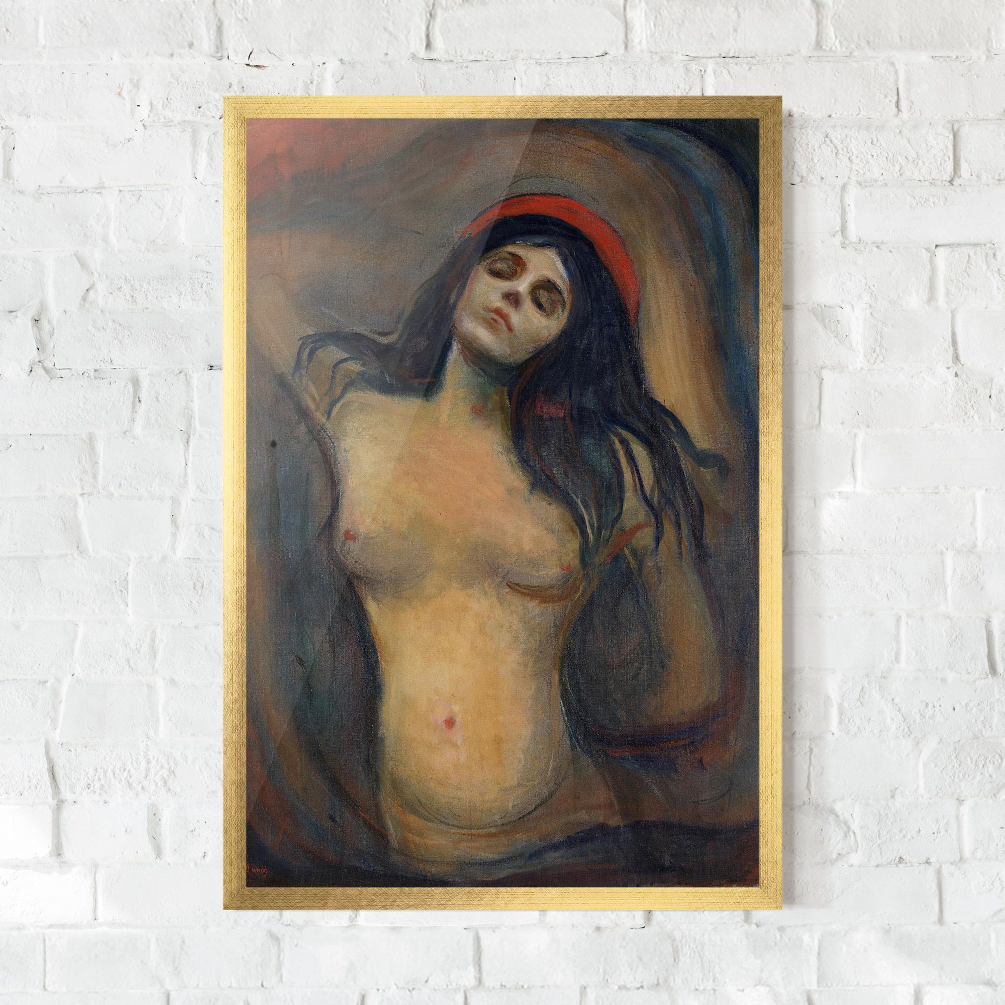 Madonna Oil Painting mockup 0