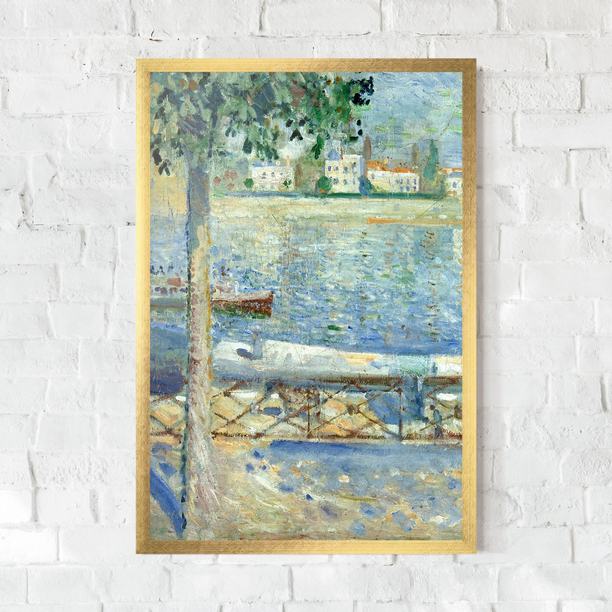 Рамкиран постер Seine At Saint mockup 0