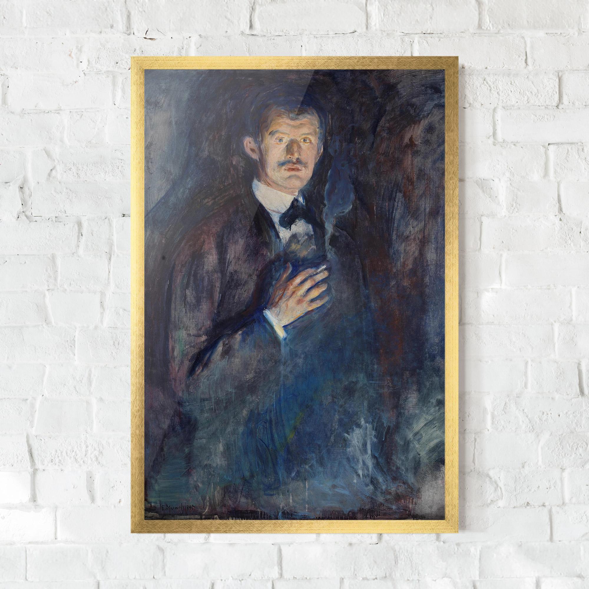 Рамкиран постер Self Burning Cigarette mockup 0