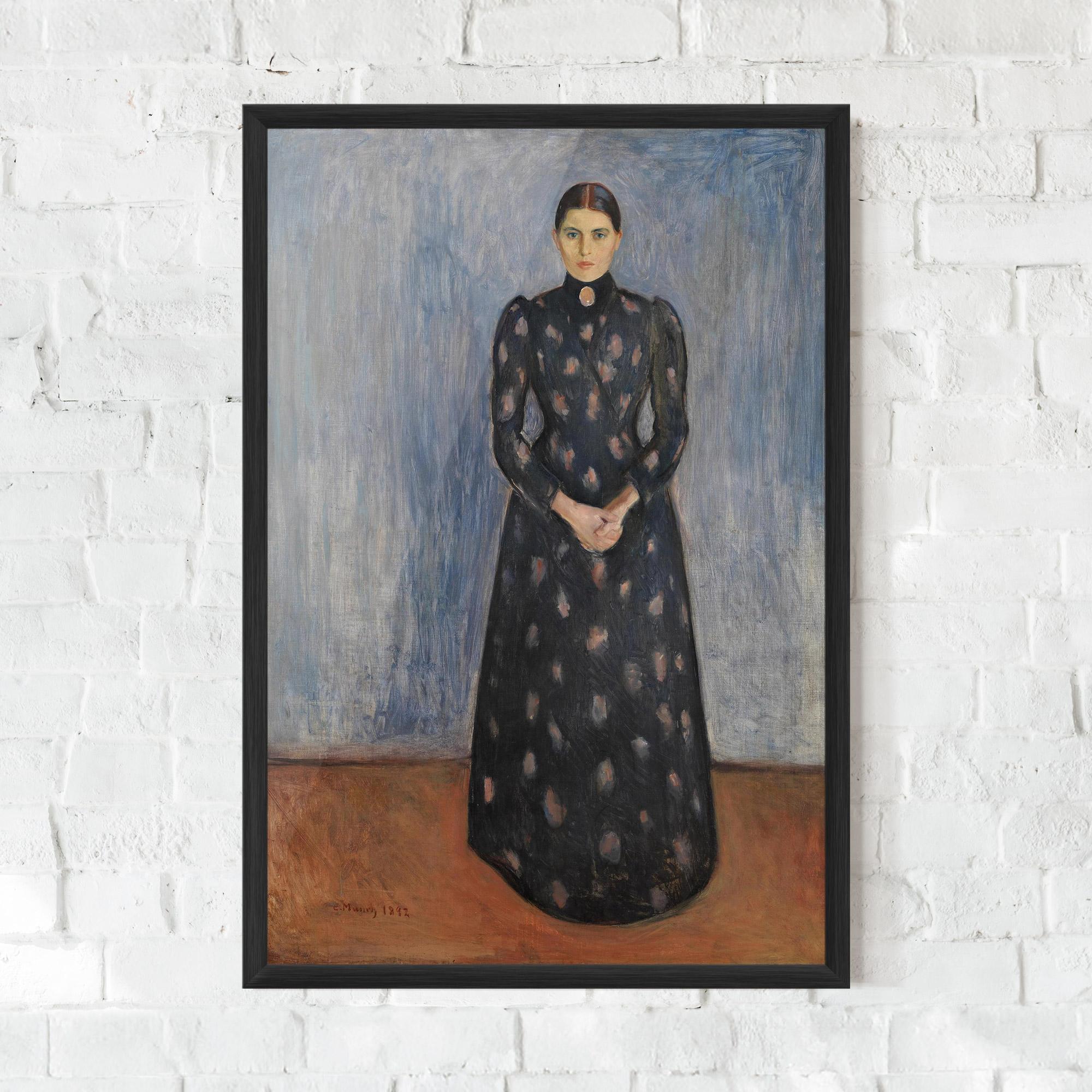 Рамкиран постер Inger In Black mockup 0