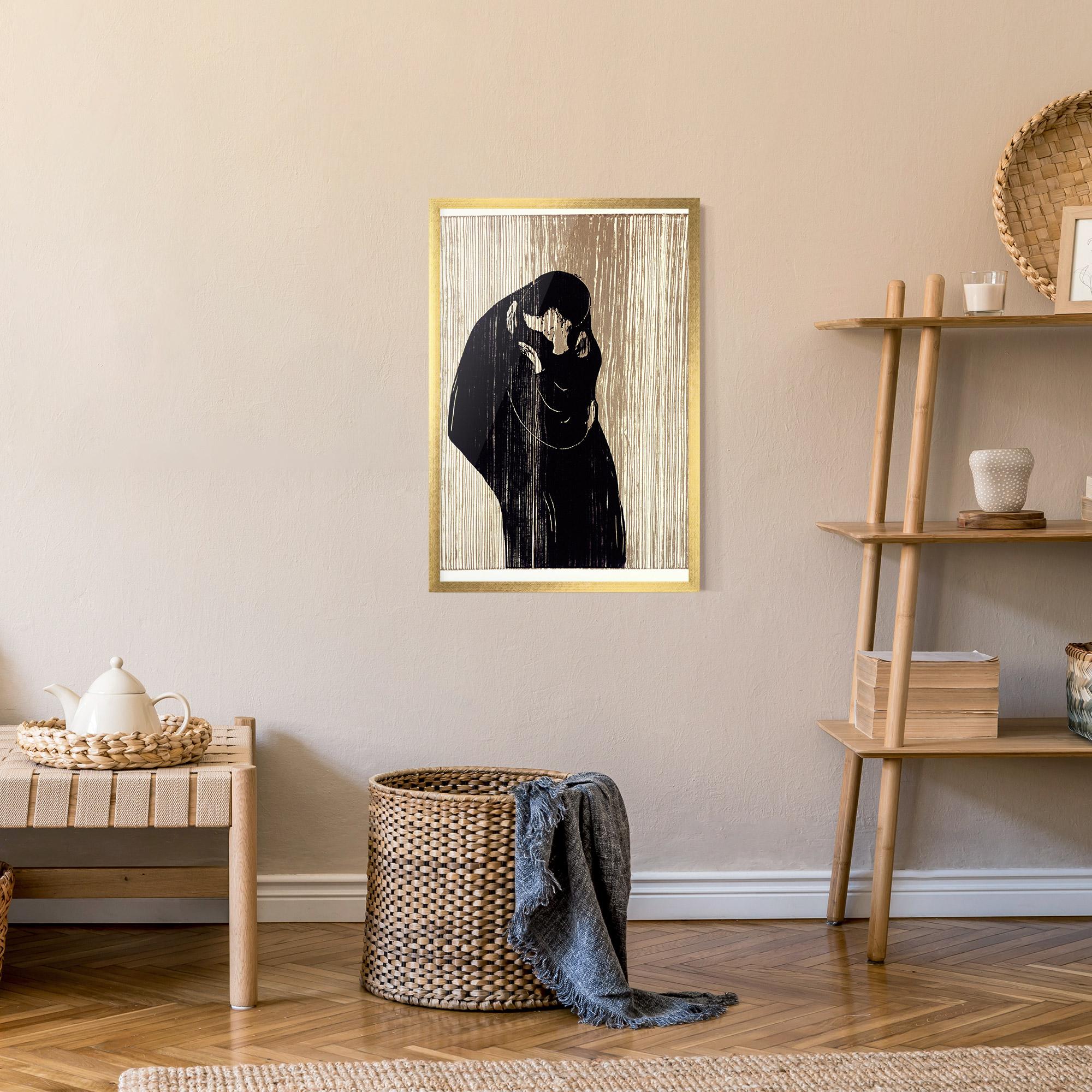 Рамкиран постер Kiss mockup 9