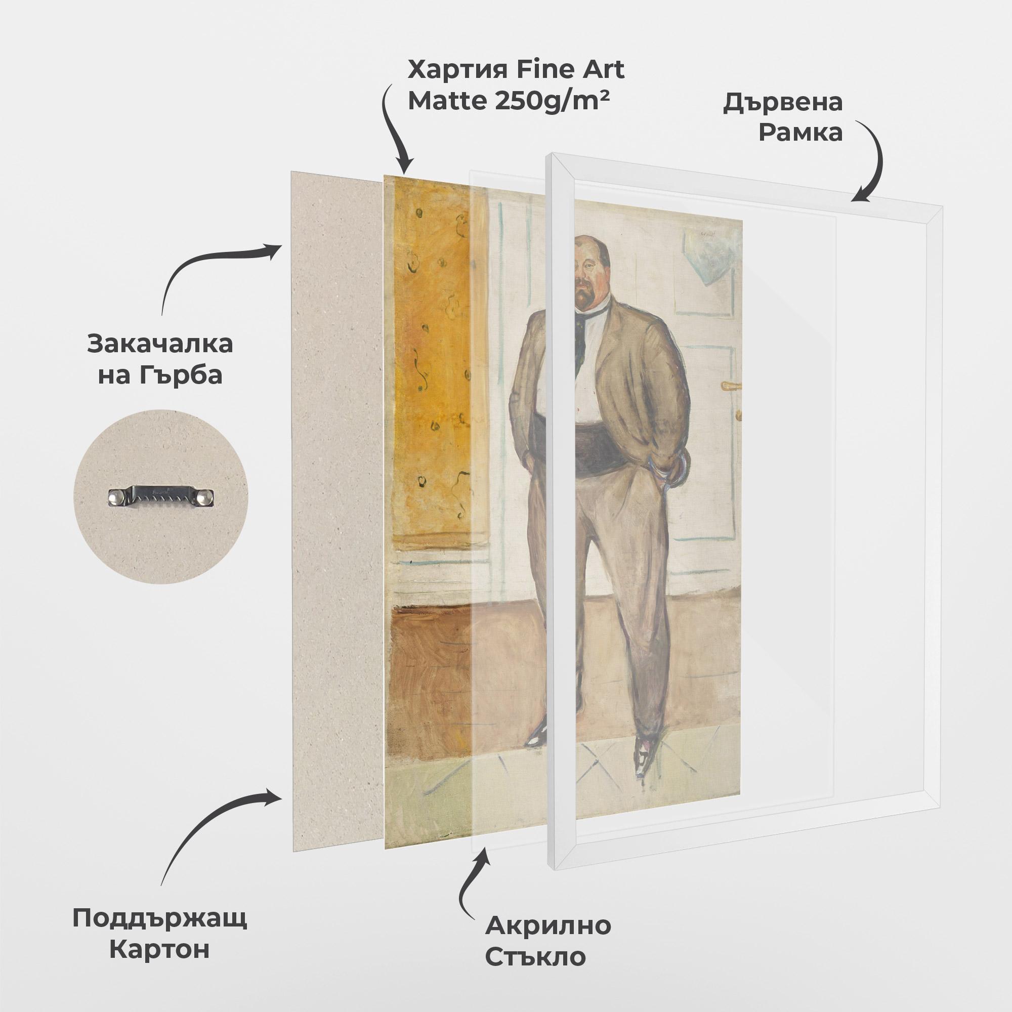 Рамкиран постер Consul Christen Sandberg mockup 1