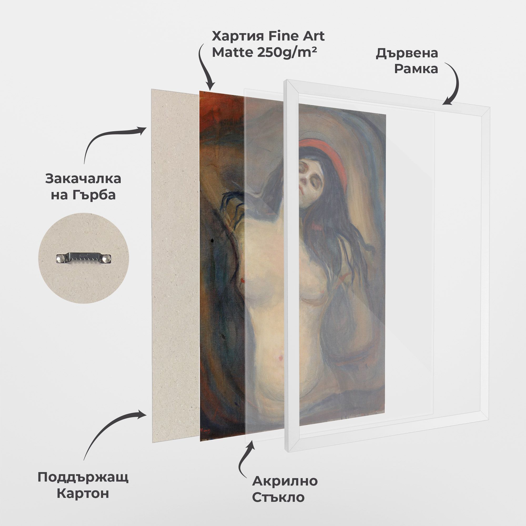 Madonna Oil Painting mockup 1