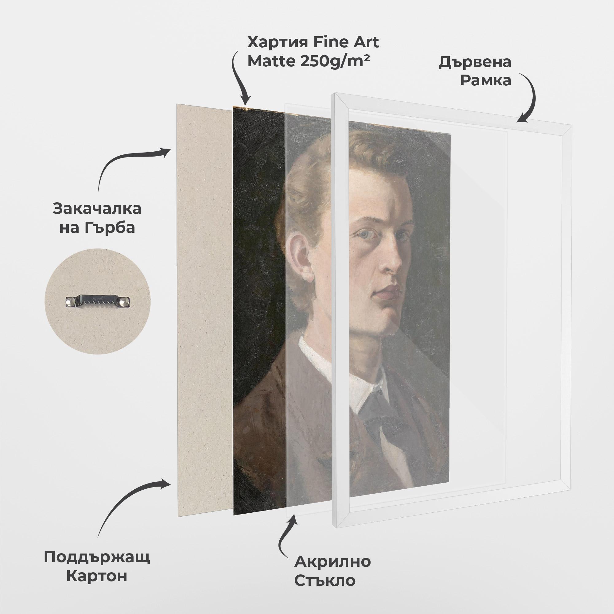 Рамкиран постер Self Portrait mockup 1