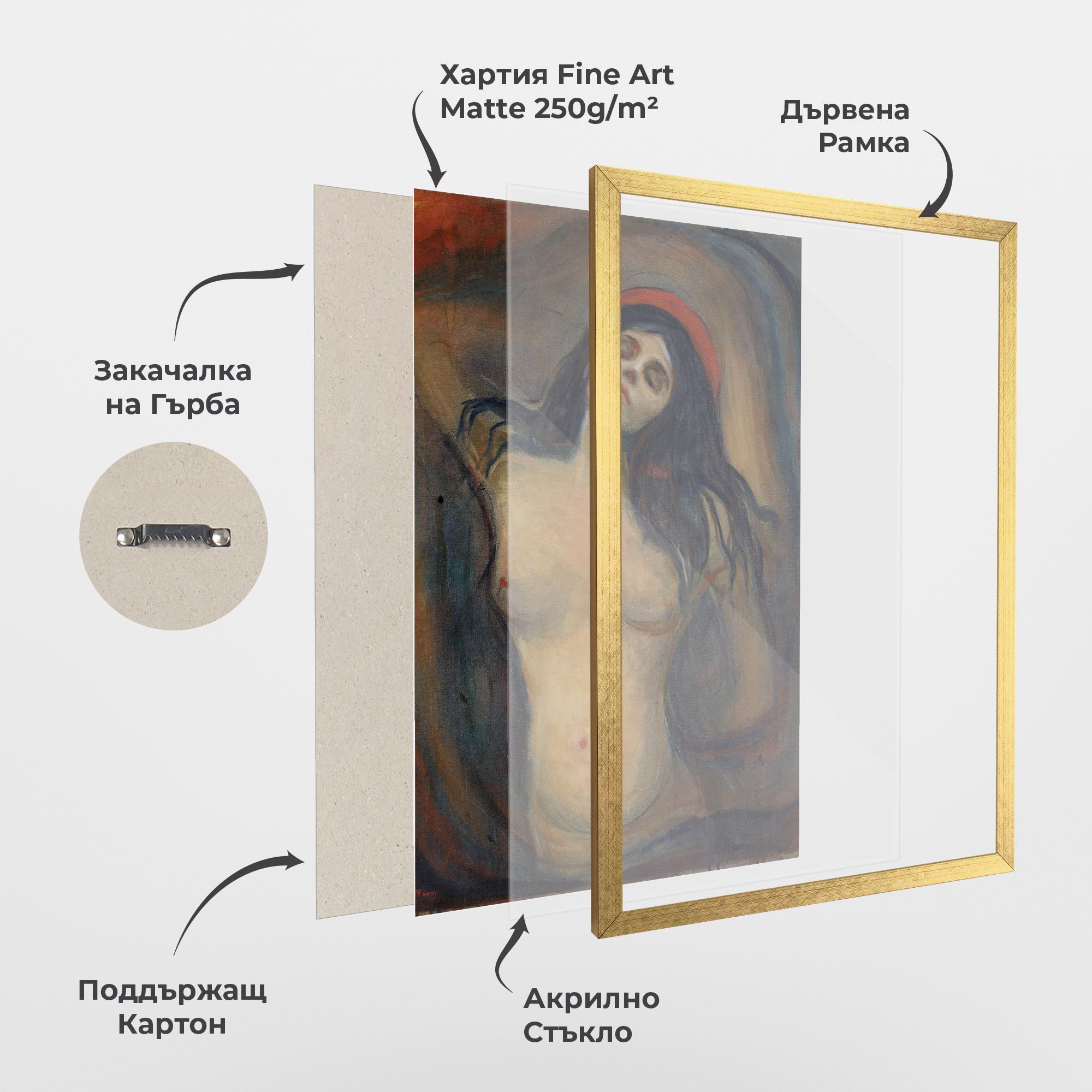 Madonna Oil Painting mockup 1